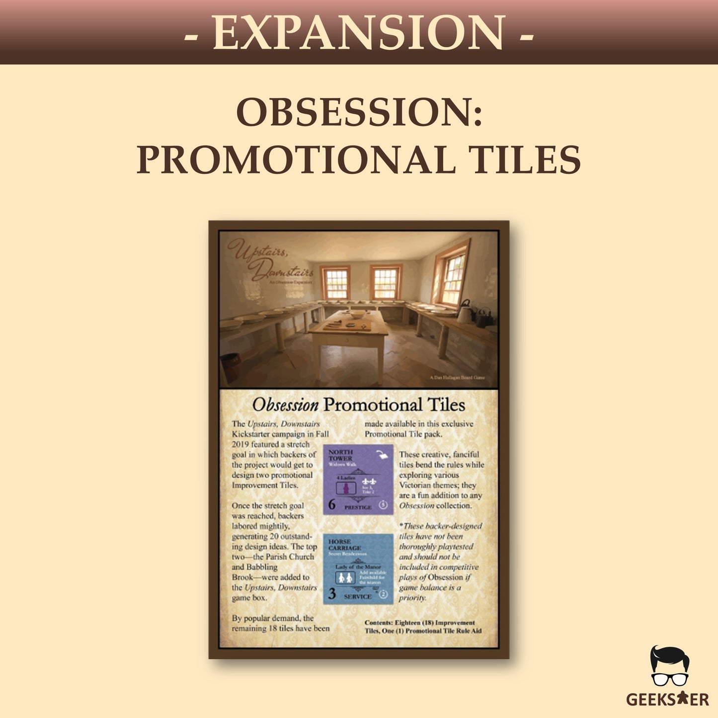 Obsession: Promotional Tiles