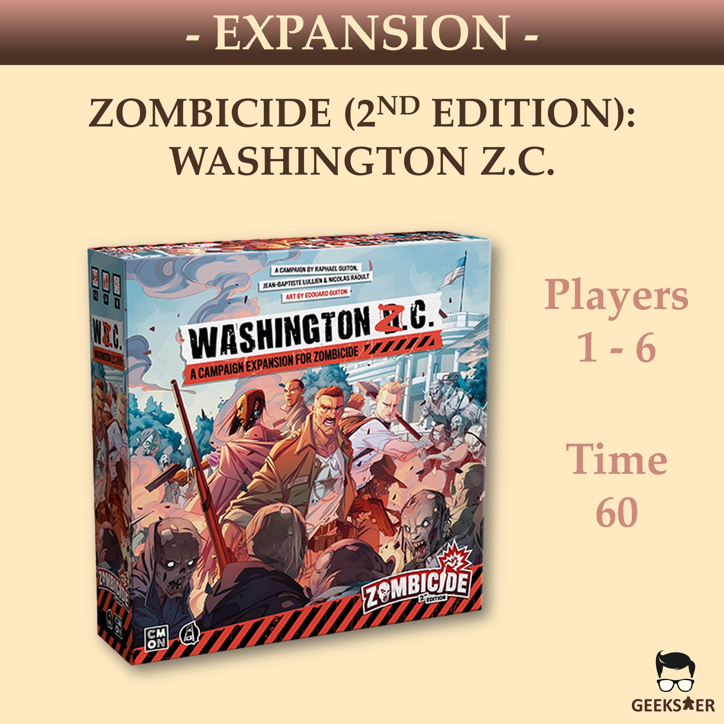Zombicide (2nd Edition): Washington Z.C. Expansion
