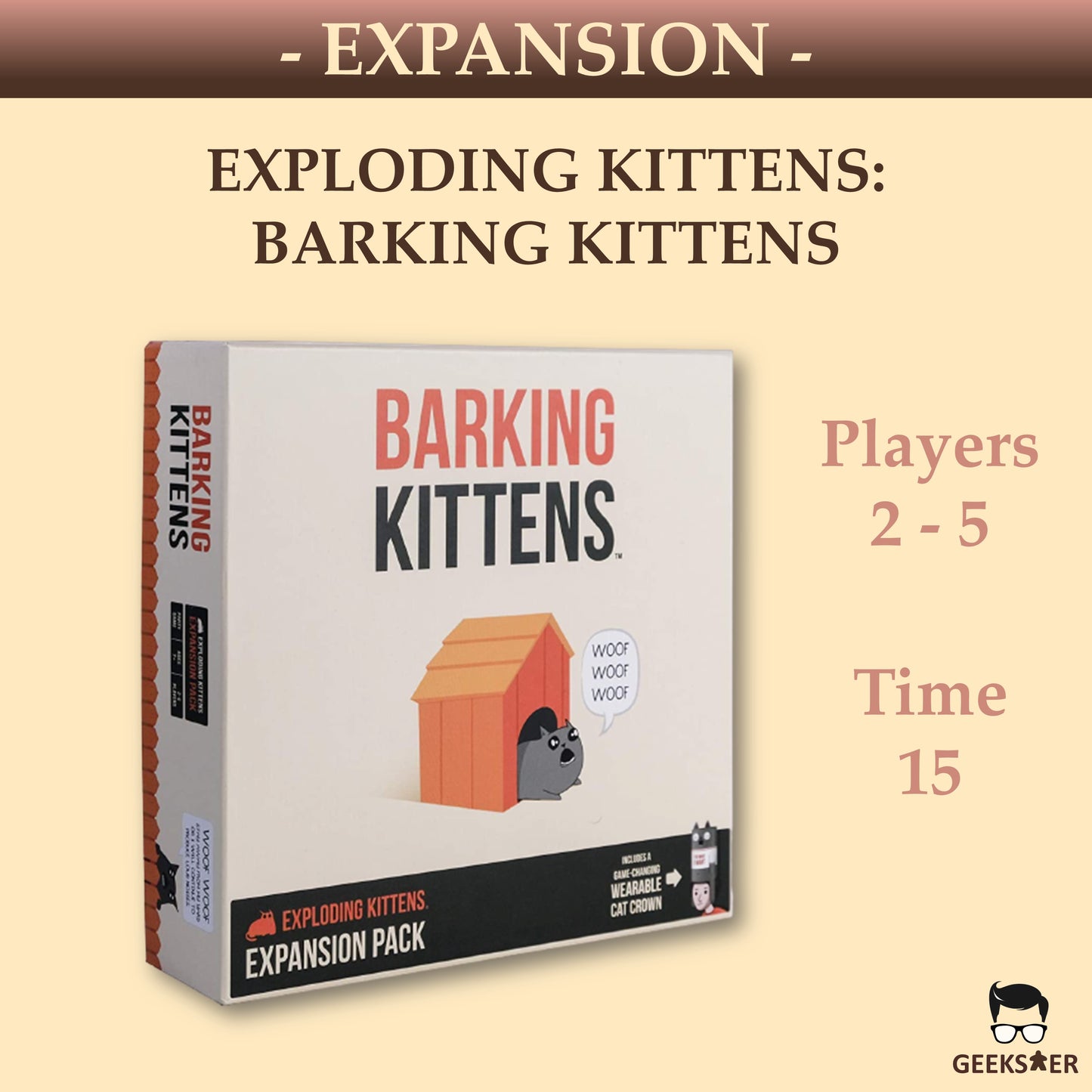Exploding Kittens: Barking Kittens Expansion