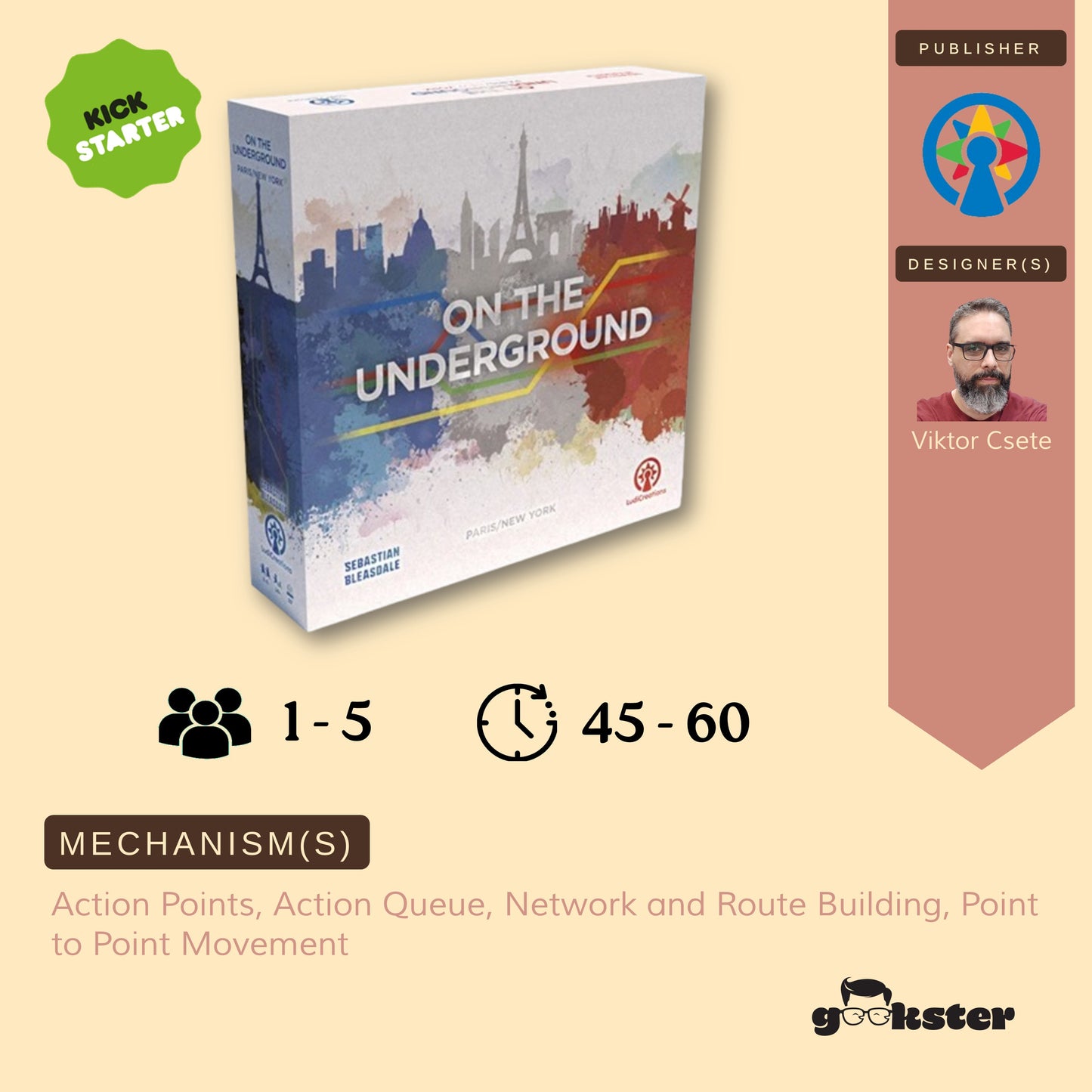 On the Underground: Paris / New York Deluxe