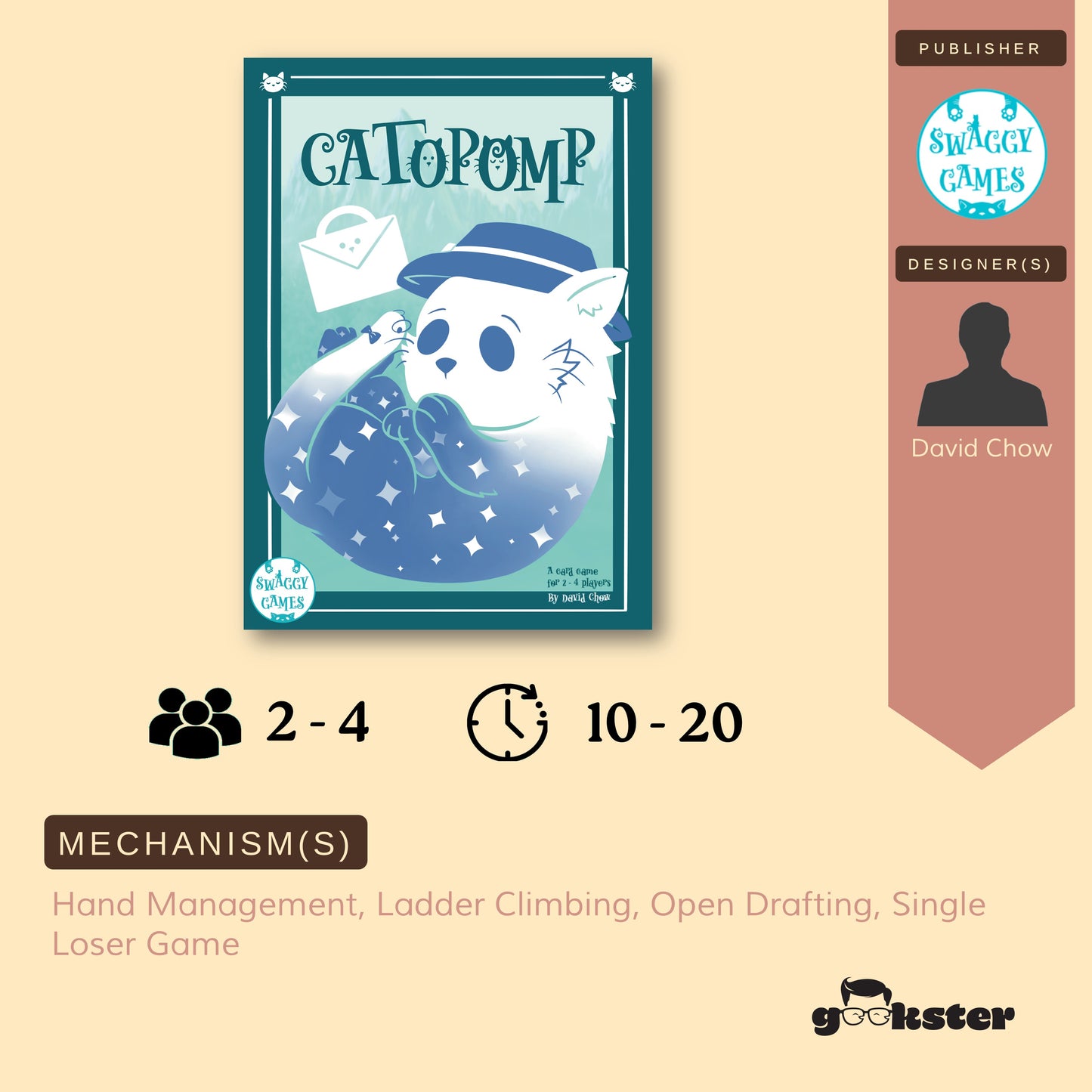 Catopomp with KS Expansions