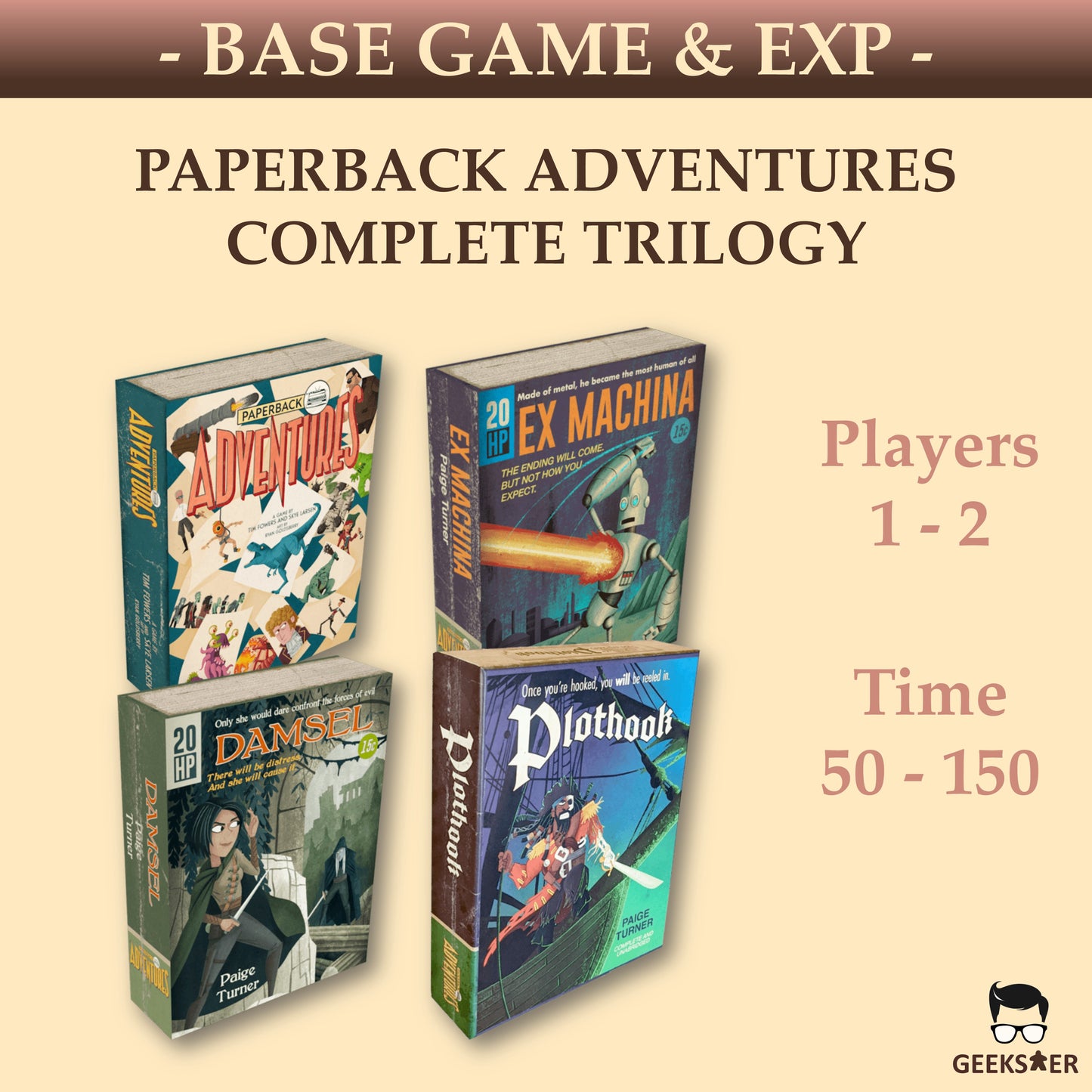 Paperback Adventures Complete Trilogy