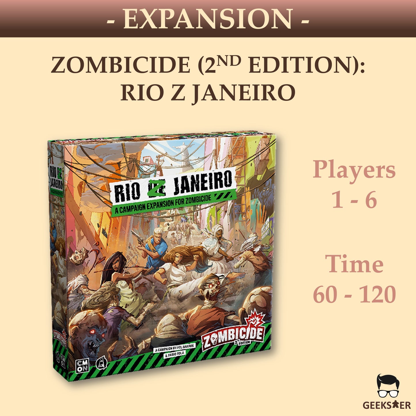Zombicide 2nd Edition: Rio Z Janeiro Expansion