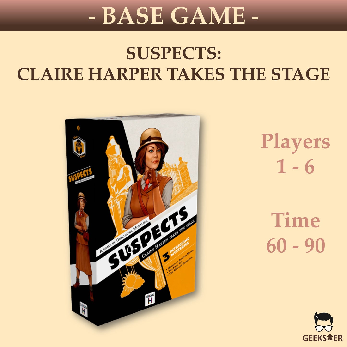 Suspects: Claire Harper Takes the Stage