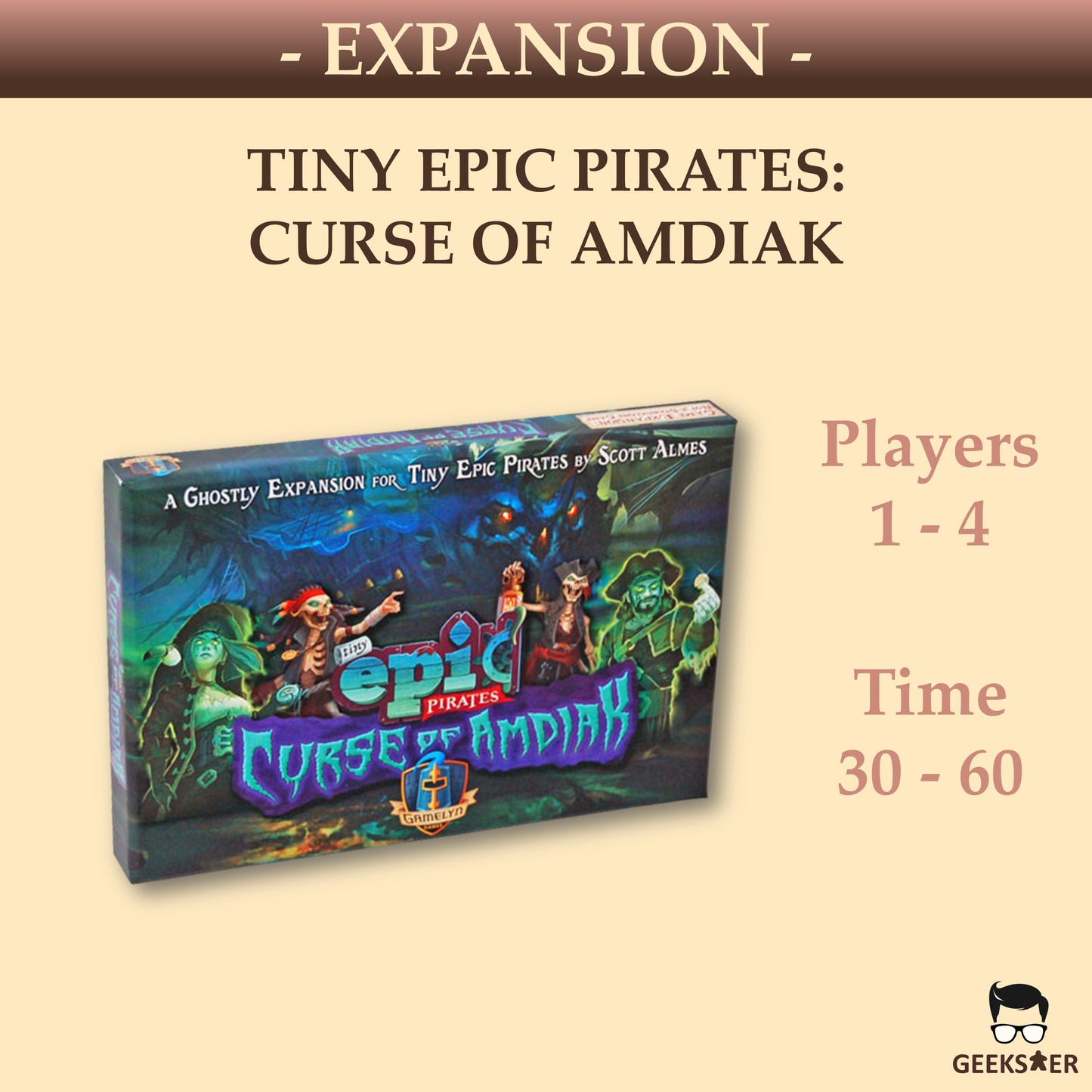 Tiny Epic Pirates: Curse of Amdiak Expansion