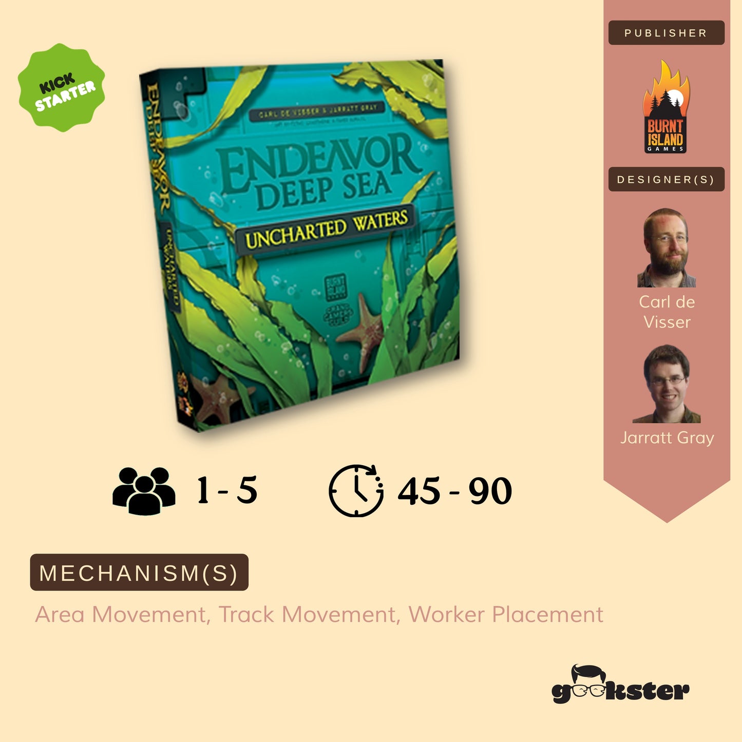 Endeavor: Deep Sea – Uncharted Waters Expansion (Pre-order)