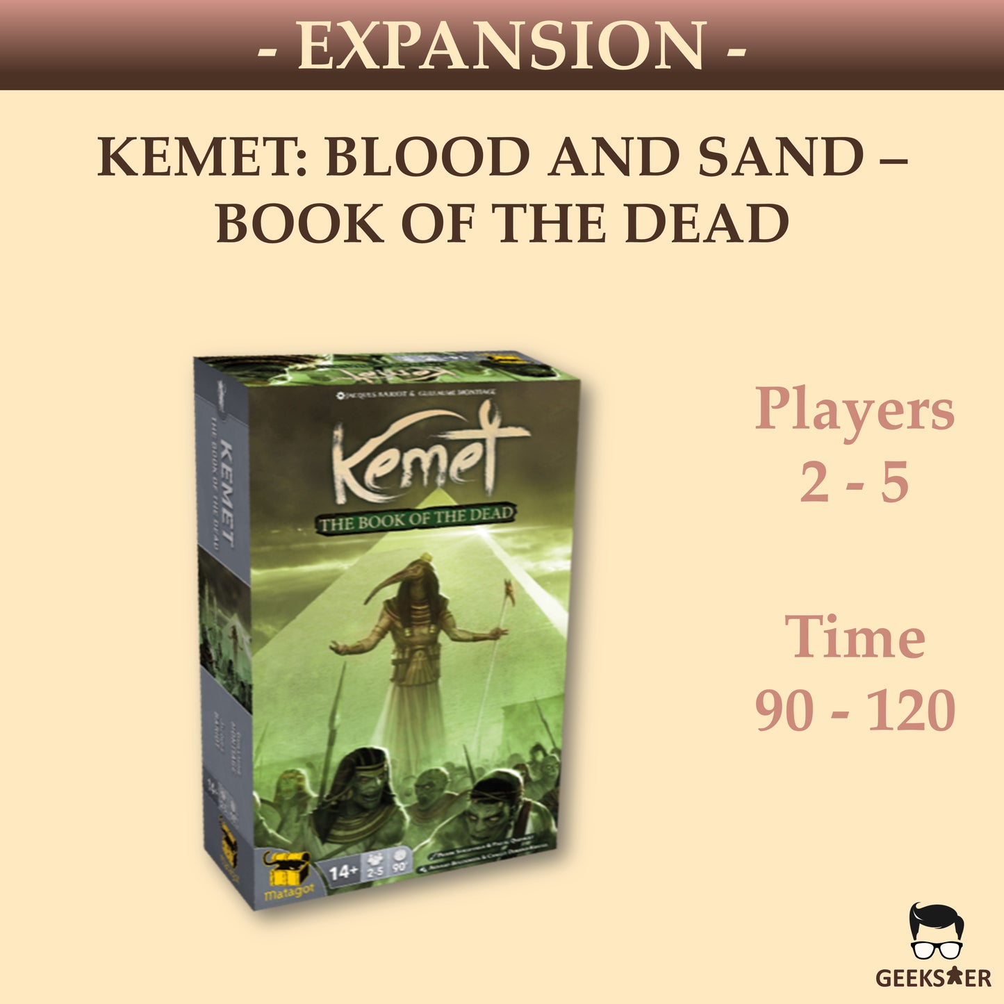 Kemet: Blood and Sand - Book of the Dead Expansion