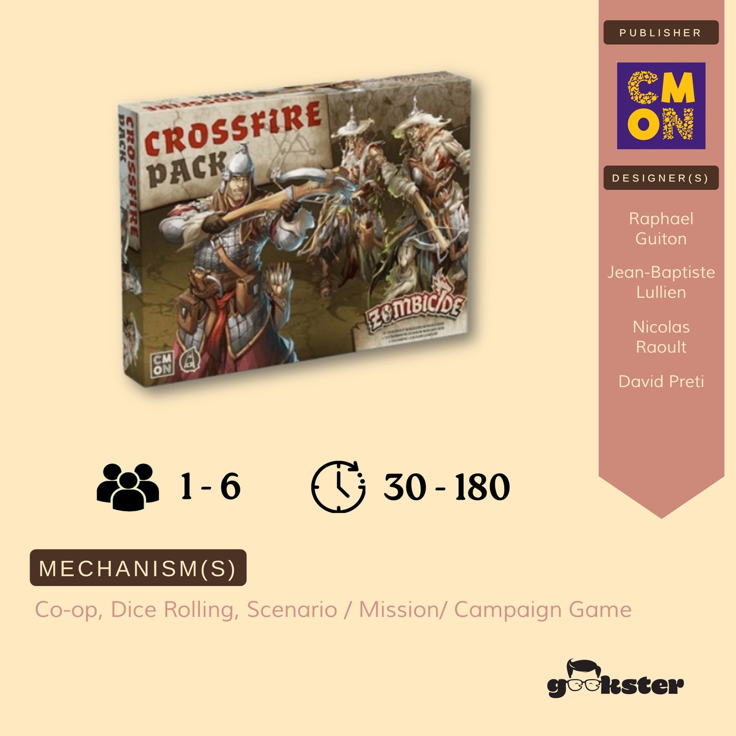 Zombicide: White Death – Crossfire Pack Expansion