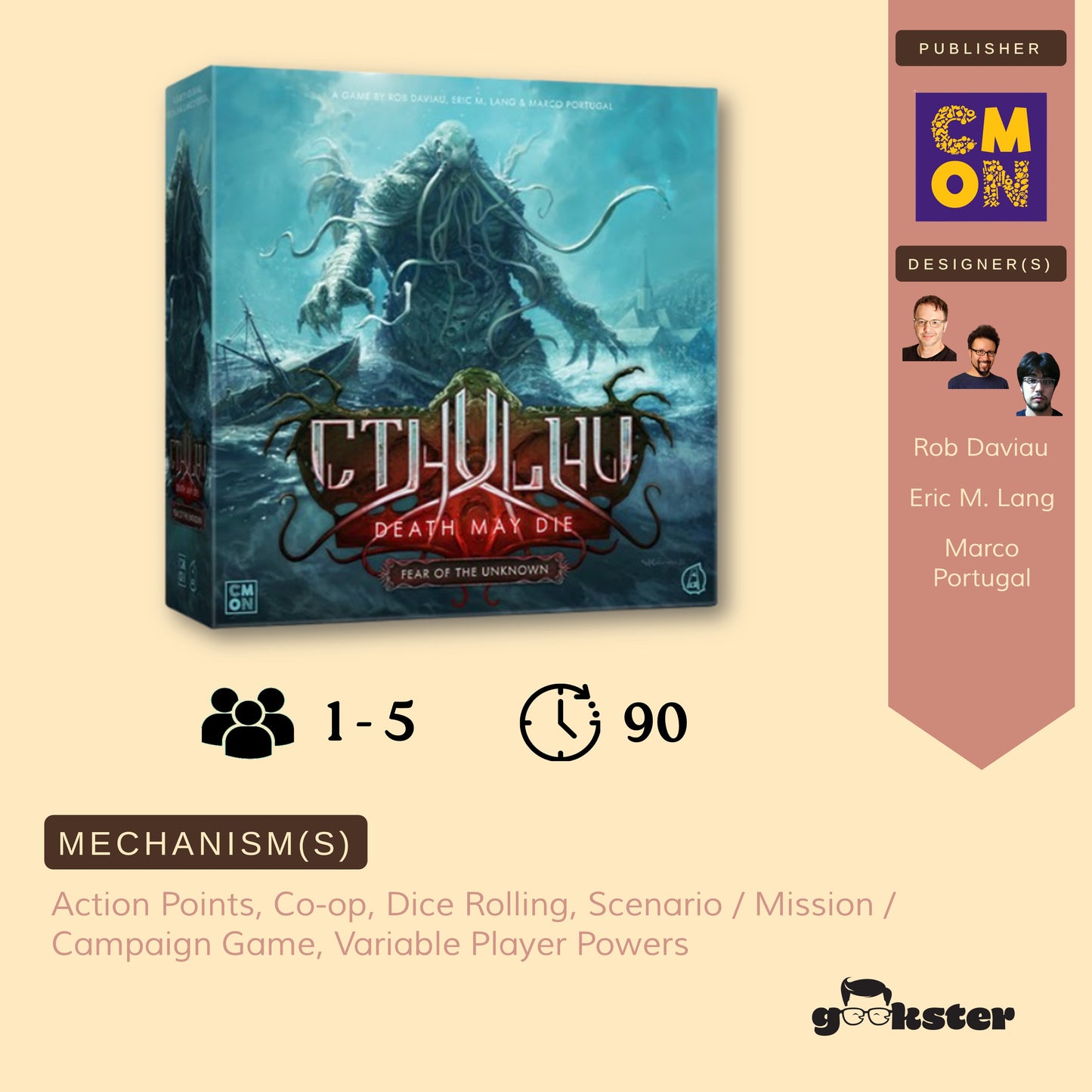 Cthulhu: Death May Die – Fear of the Unknown