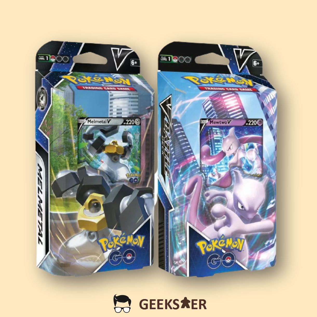 Pokemon GO V Battle Deck (Mewtwo V and Melmetal V)