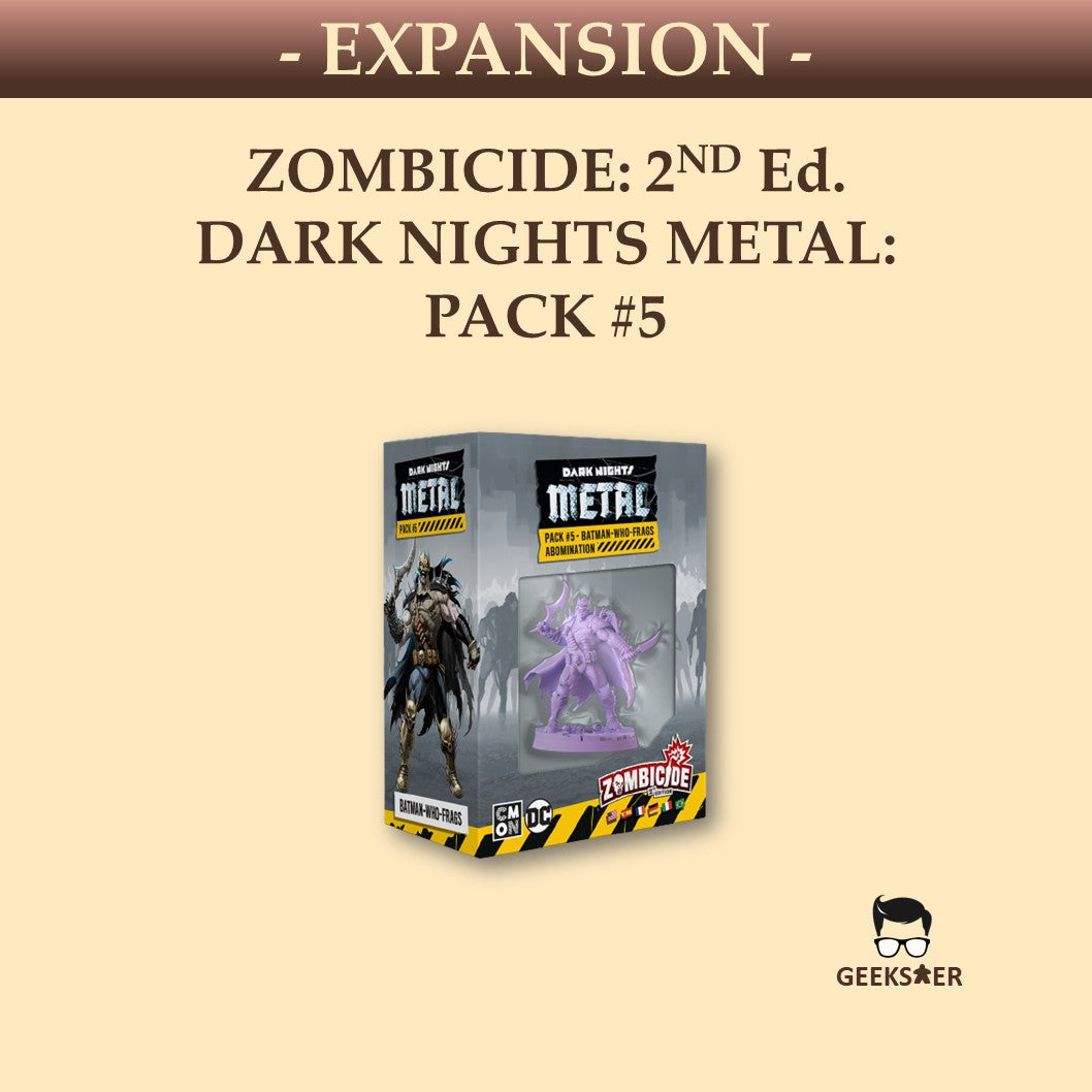 Zombicide: 2nd Edition – Dark Nights Metal Packs