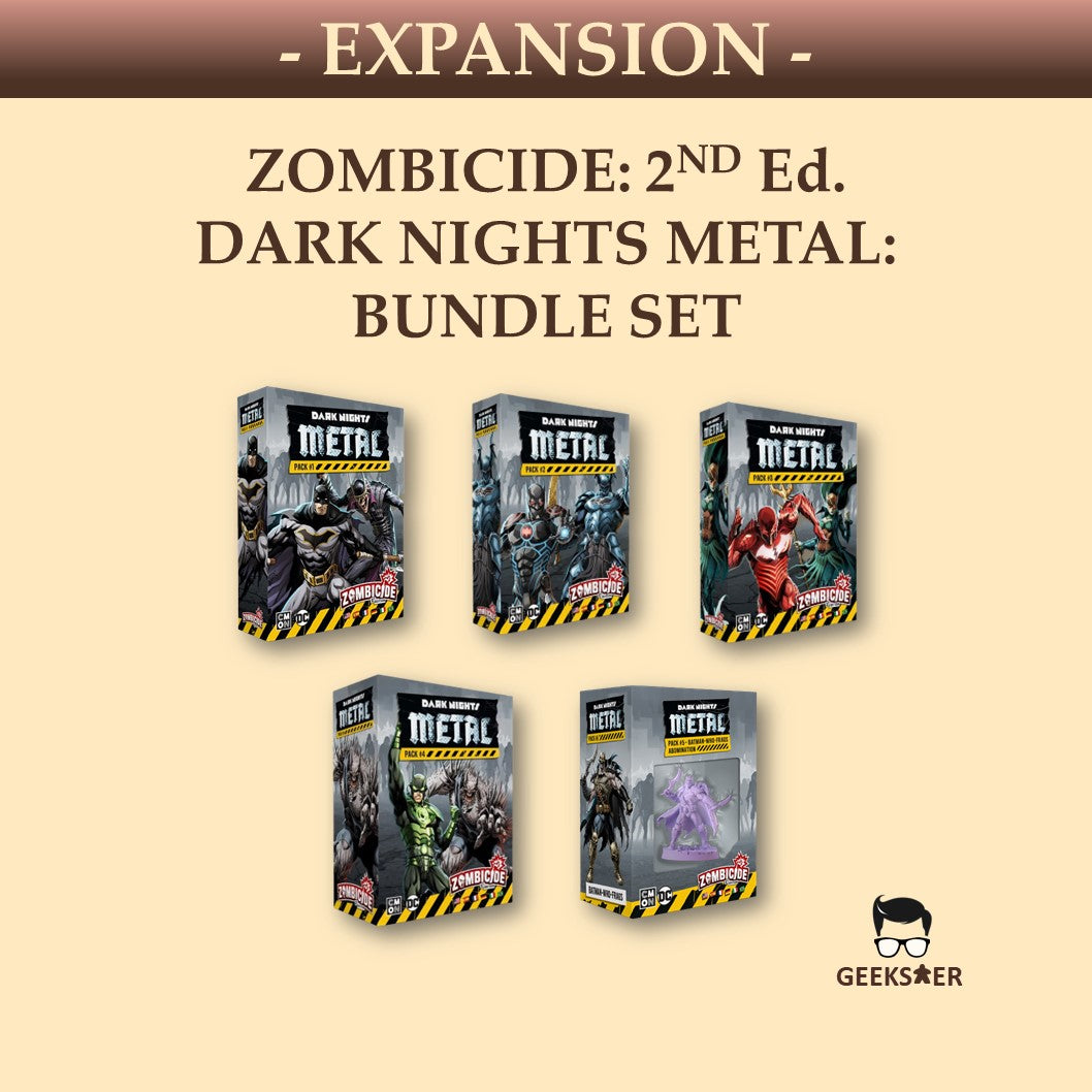 Zombicide: 2nd Edition – Dark Nights Metal Packs