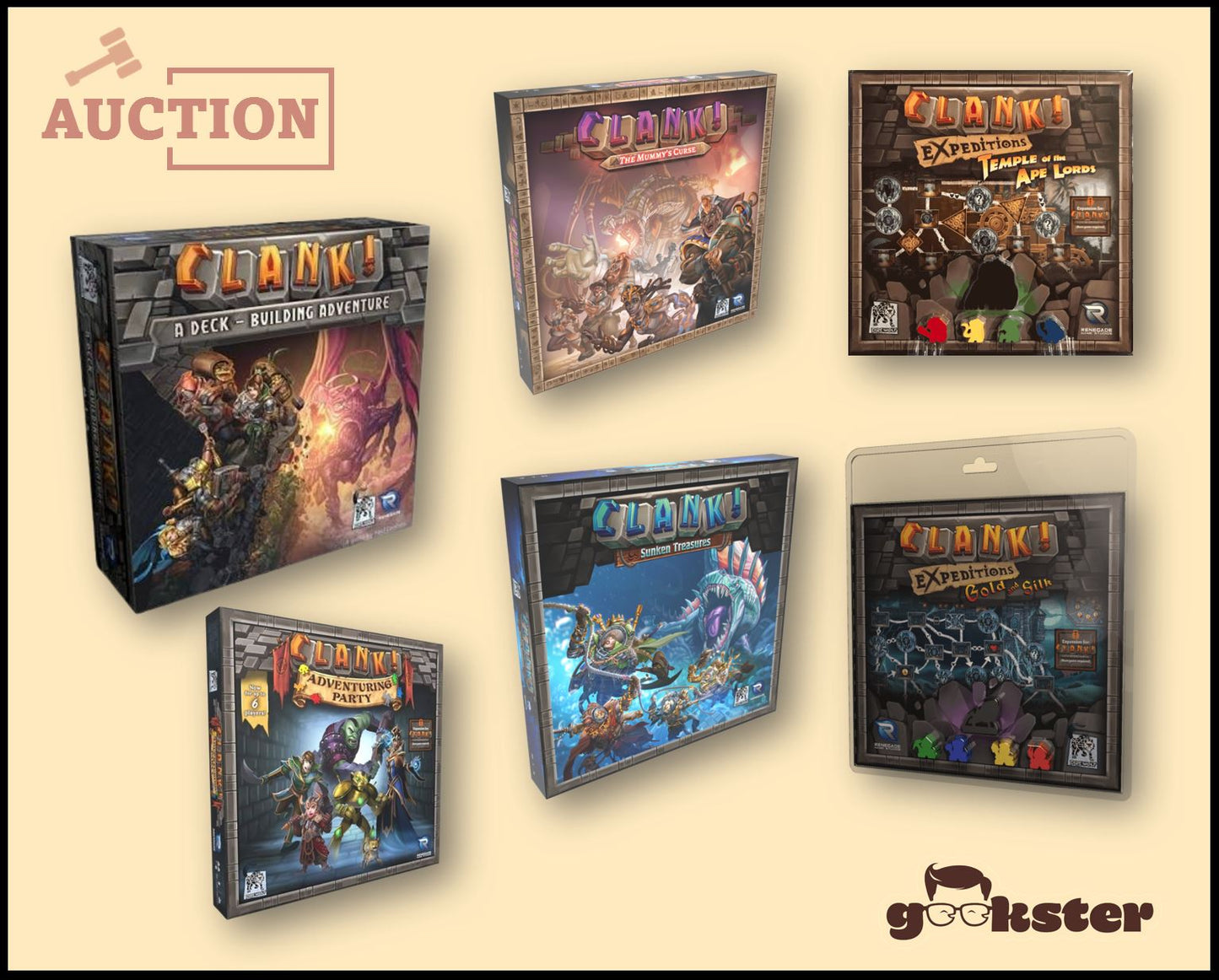 Clank!: A Deck-Building Adventure Bundle (Pre-loved)