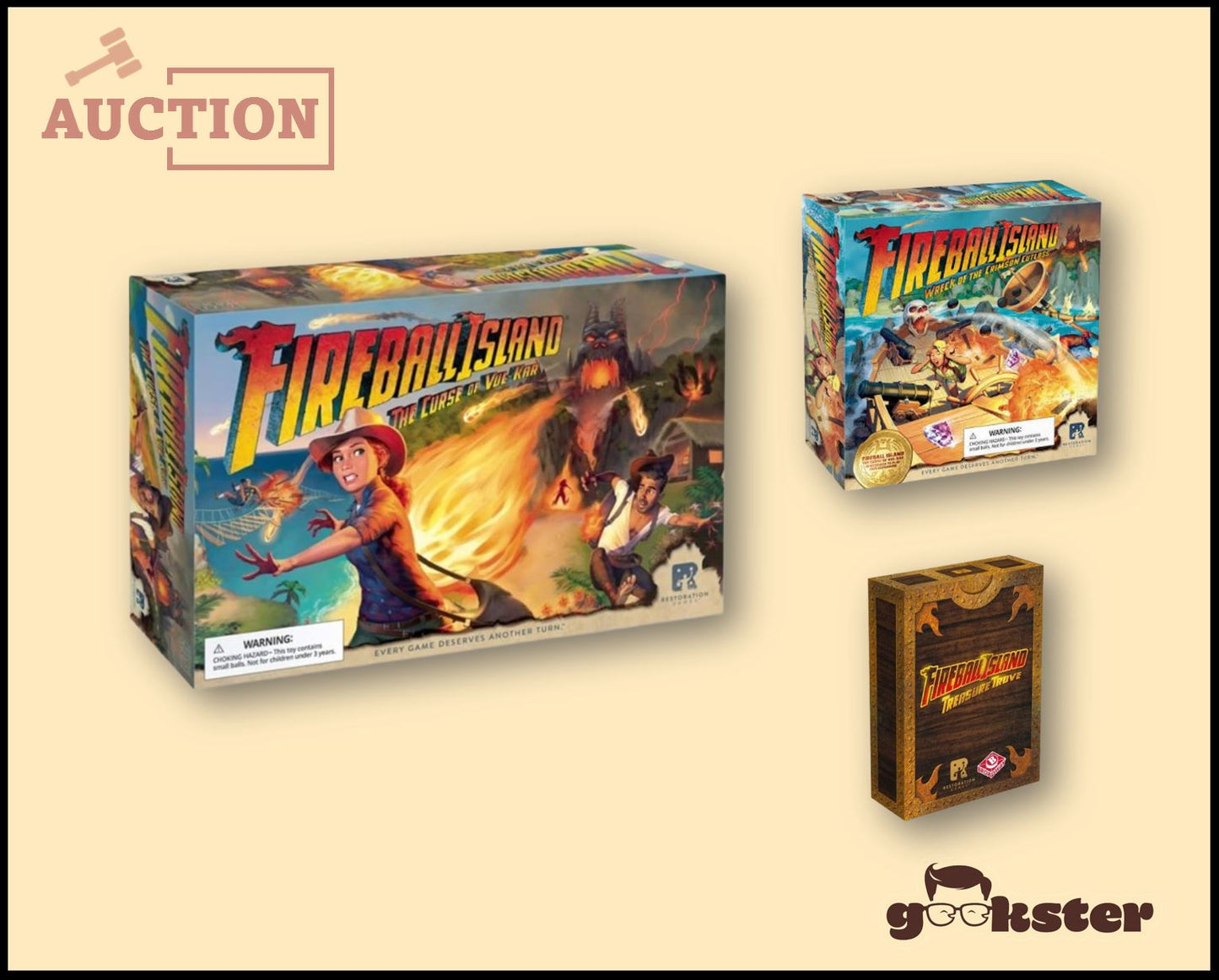 Fireball Island: The Curse of Vul-Kar Bundle (Pre-loved)