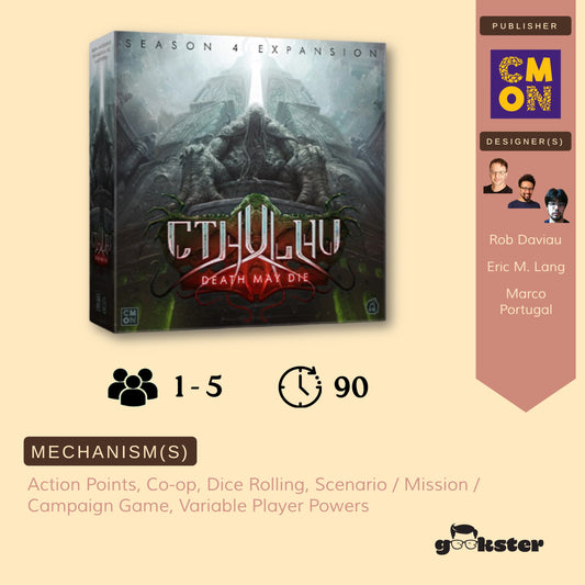 Cthulhu: Death May Die – Season 4 Expansion