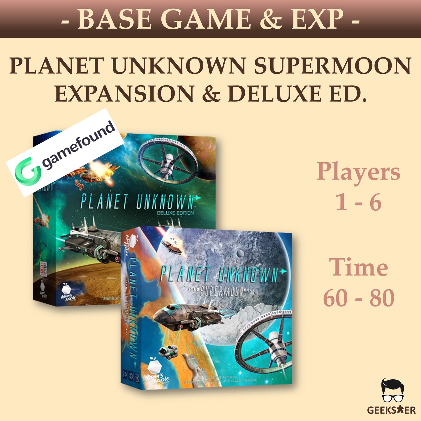 Planet Unknown Supermoon Expansion and Deluxe Edition Reprint (Pre-order)