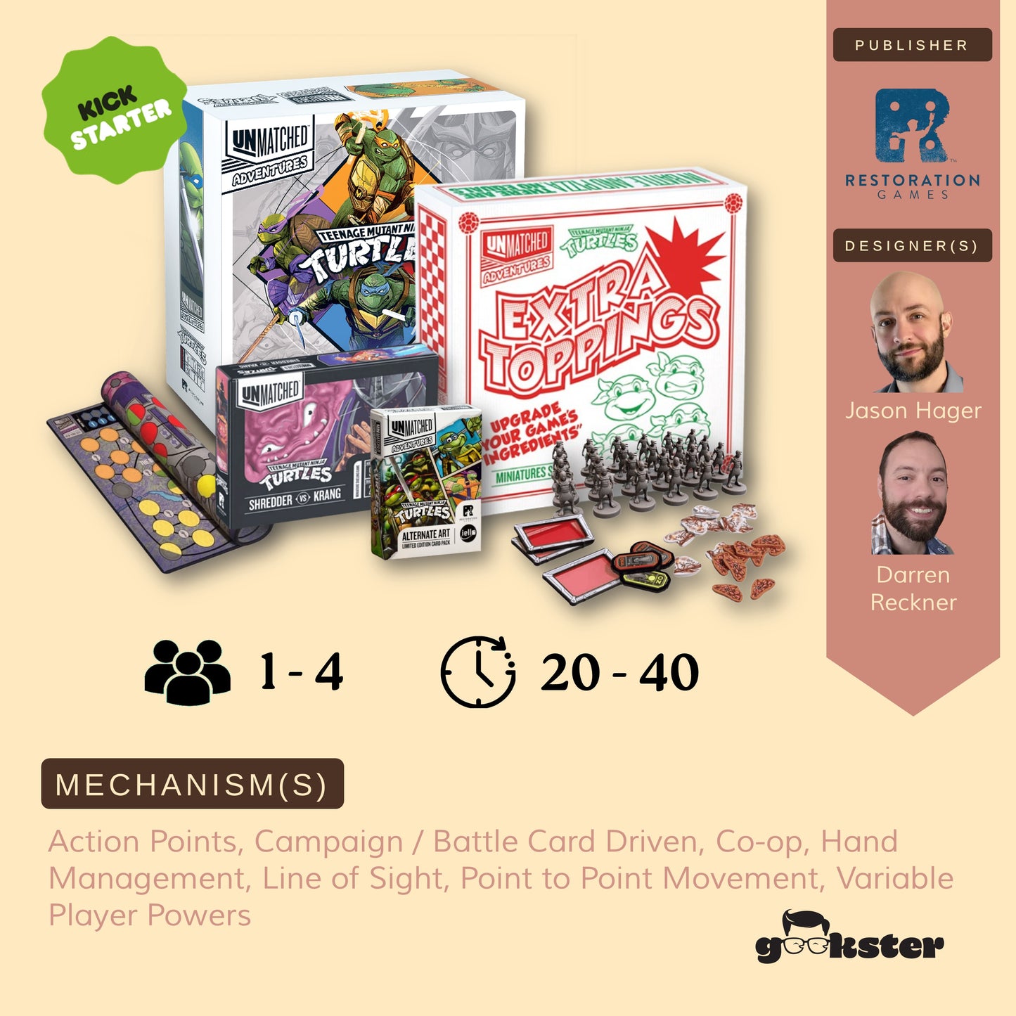 Unmatched Adventures: Teenage Mutant Ninja Turtles – XL Ultimate supreme pledge