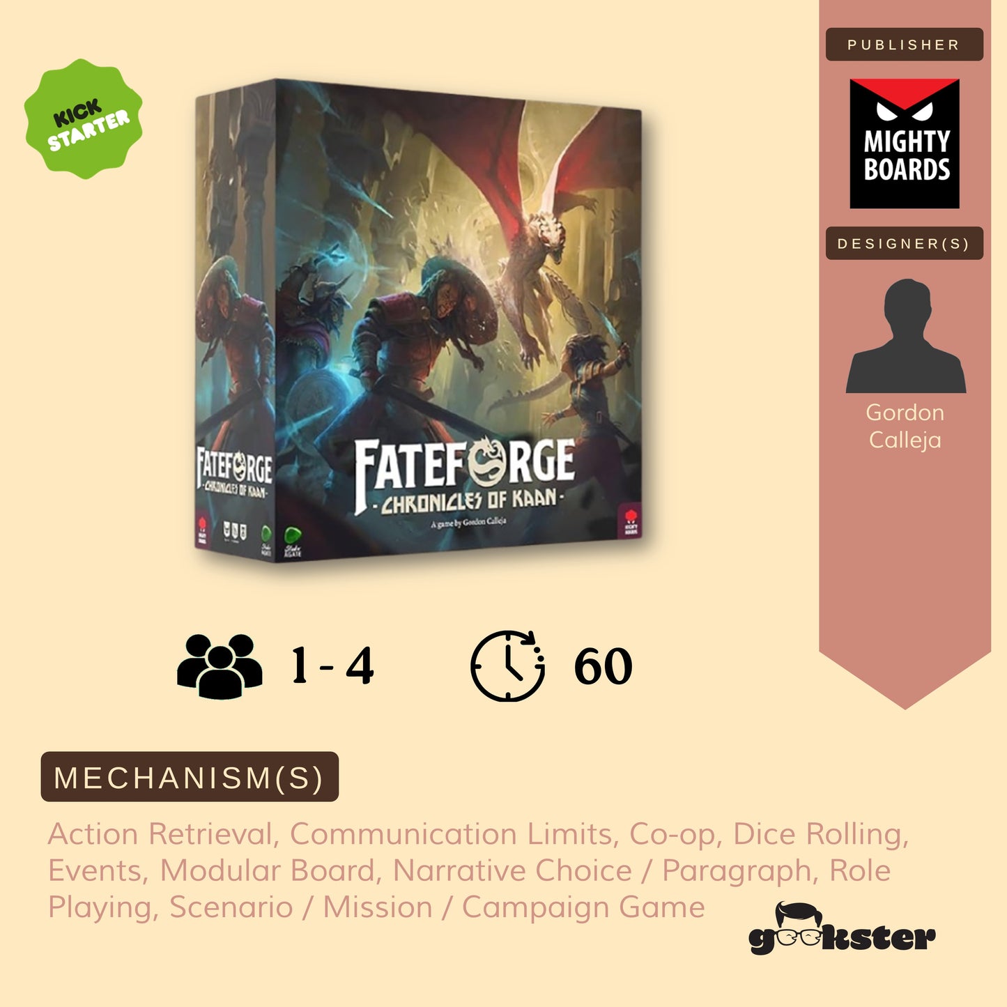 Fateforge: Chronicles of Kaan [2nd Print] (Pre-order)
