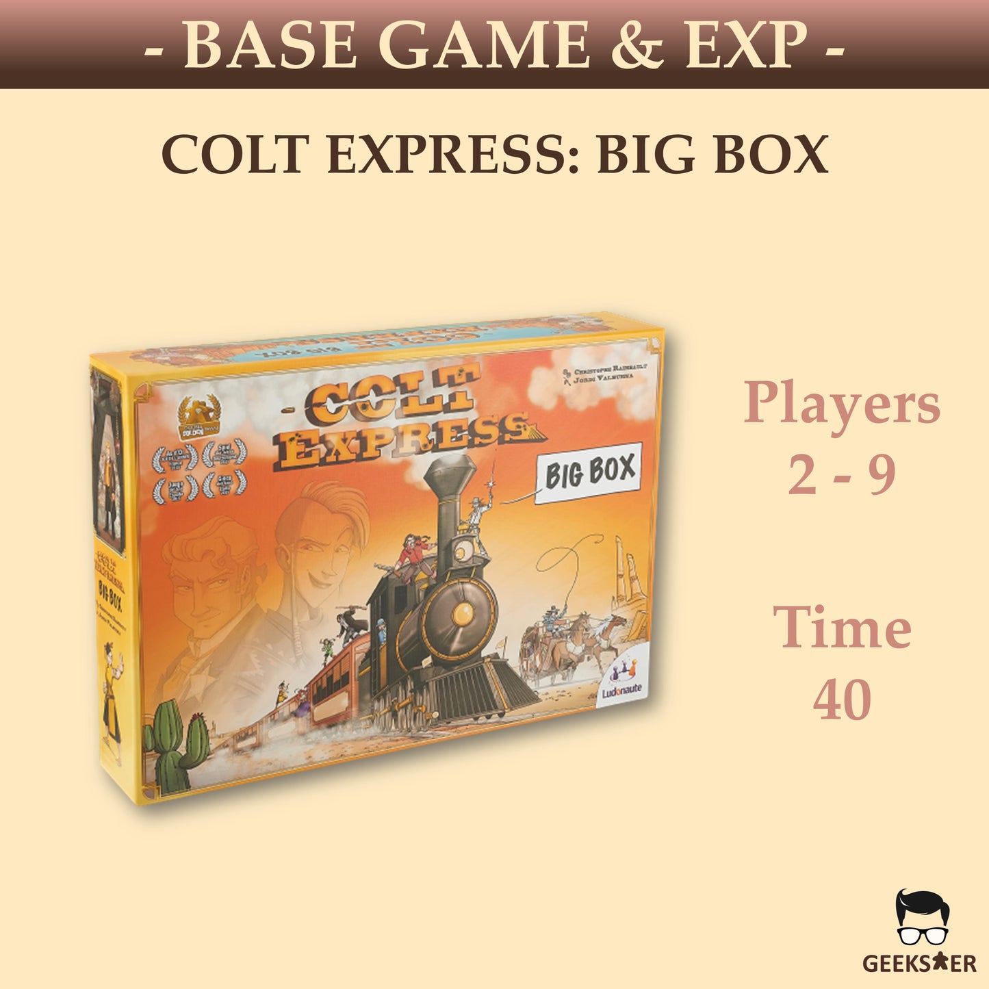  Colt Express BIG BOX Board Game - Base Game