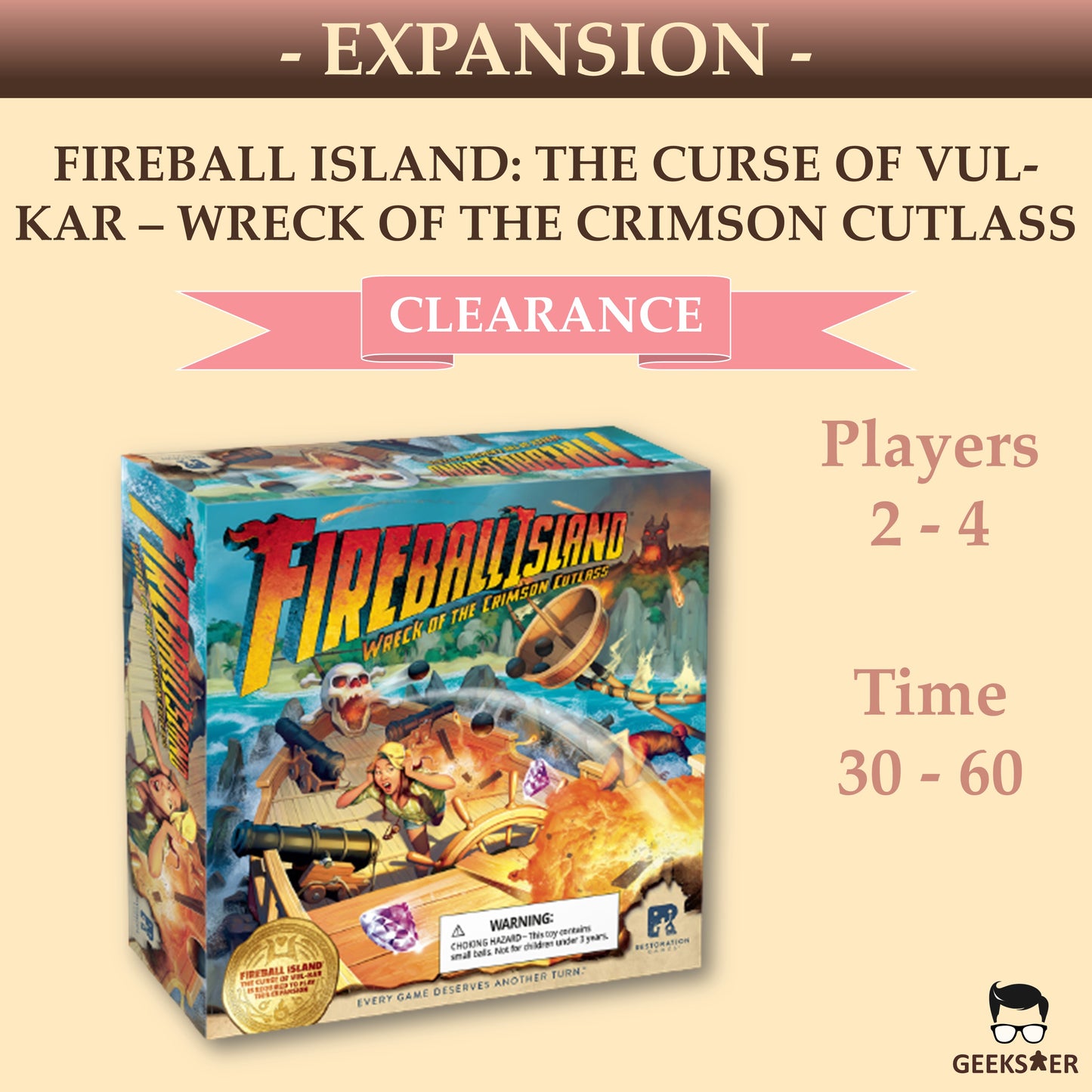 Fireball Island: Wreck of the Crimson Cutlass Expansion