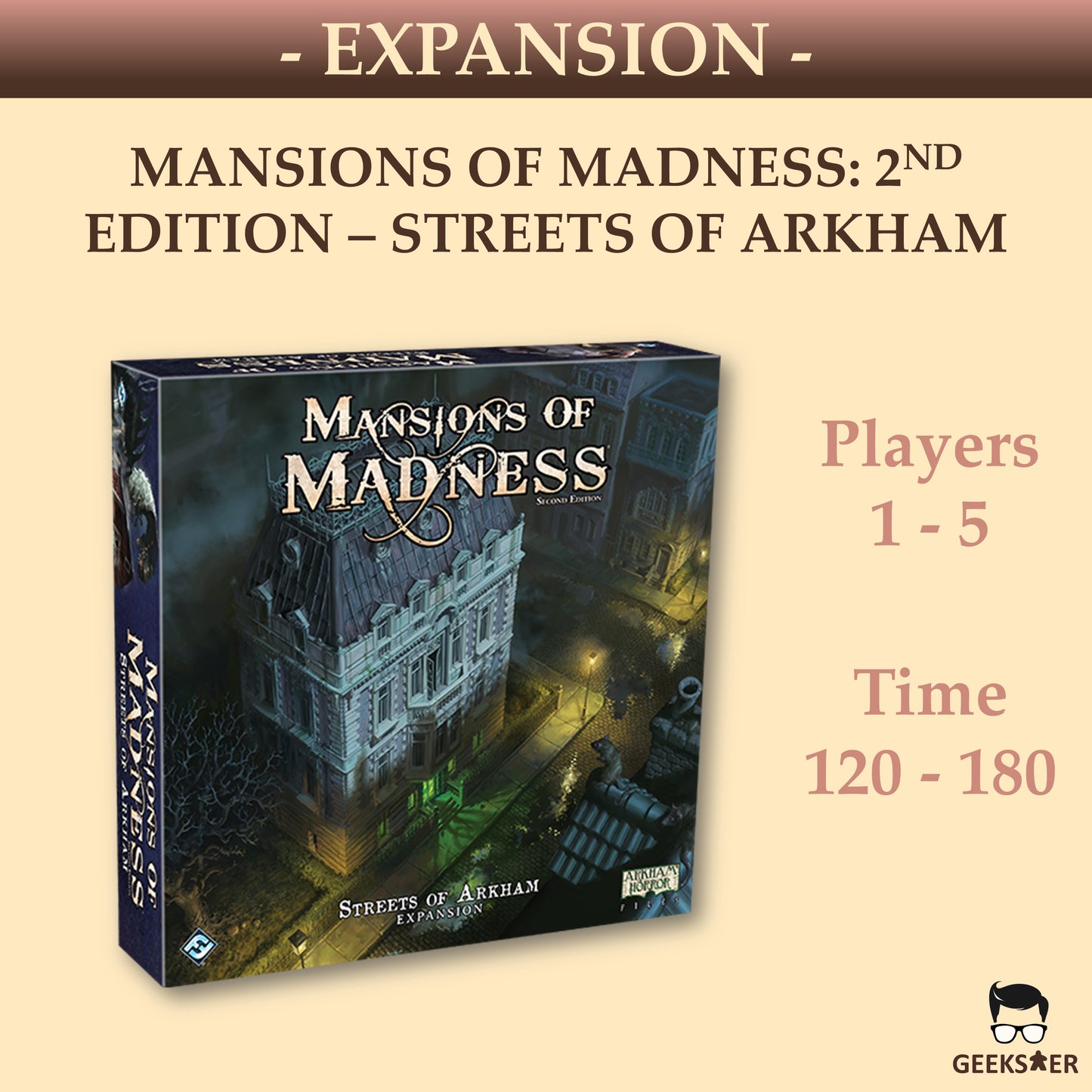 Mansions of Madness (2.0): Streets of Arkham Expansion