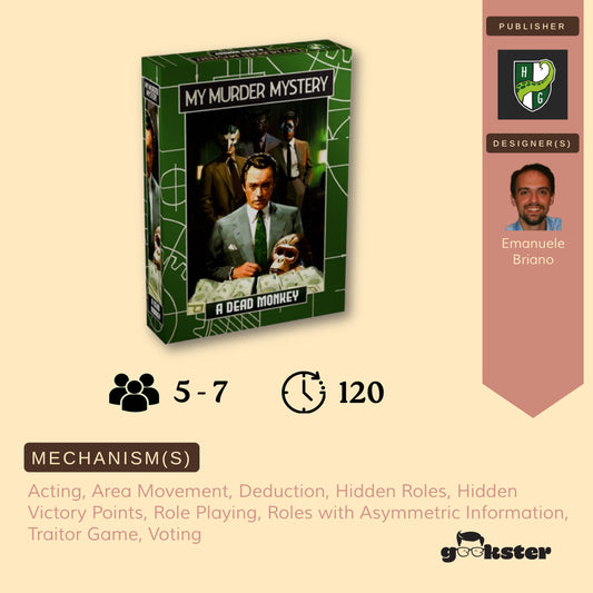 My Murder Mystery: A Dead Monkey