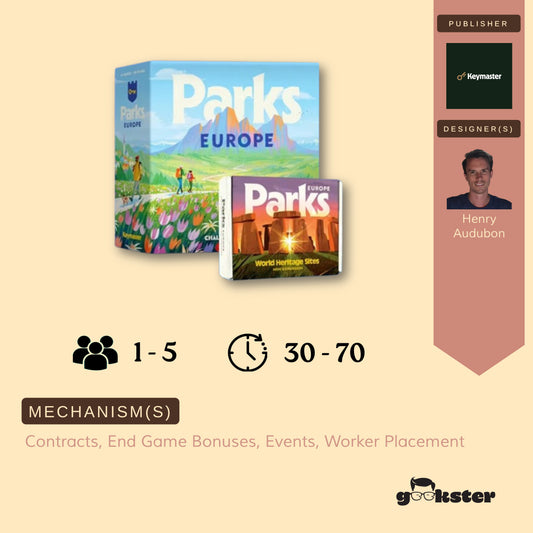 Parks Europe Chalet Edition w. World Heritage Sites Mini Expansion (Pre-order)
