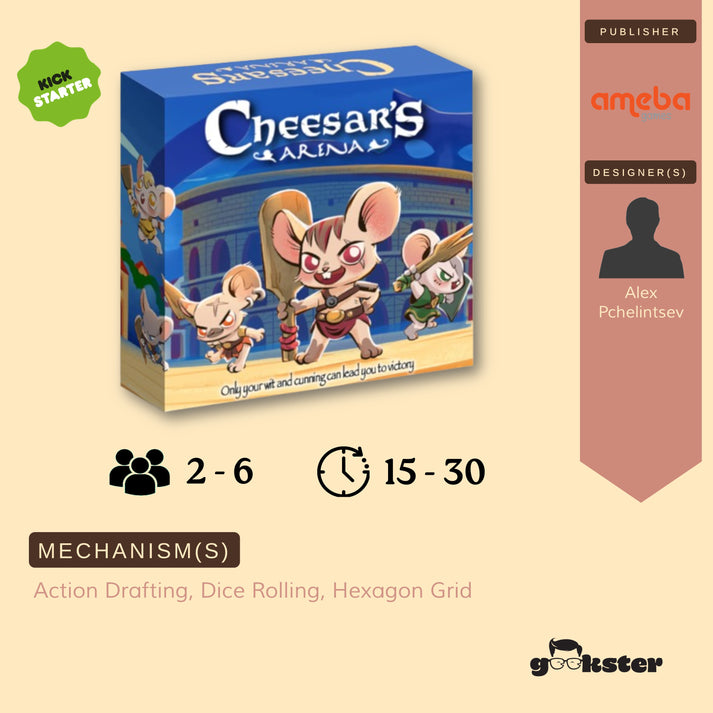 Cheesar's Arena – Geekster