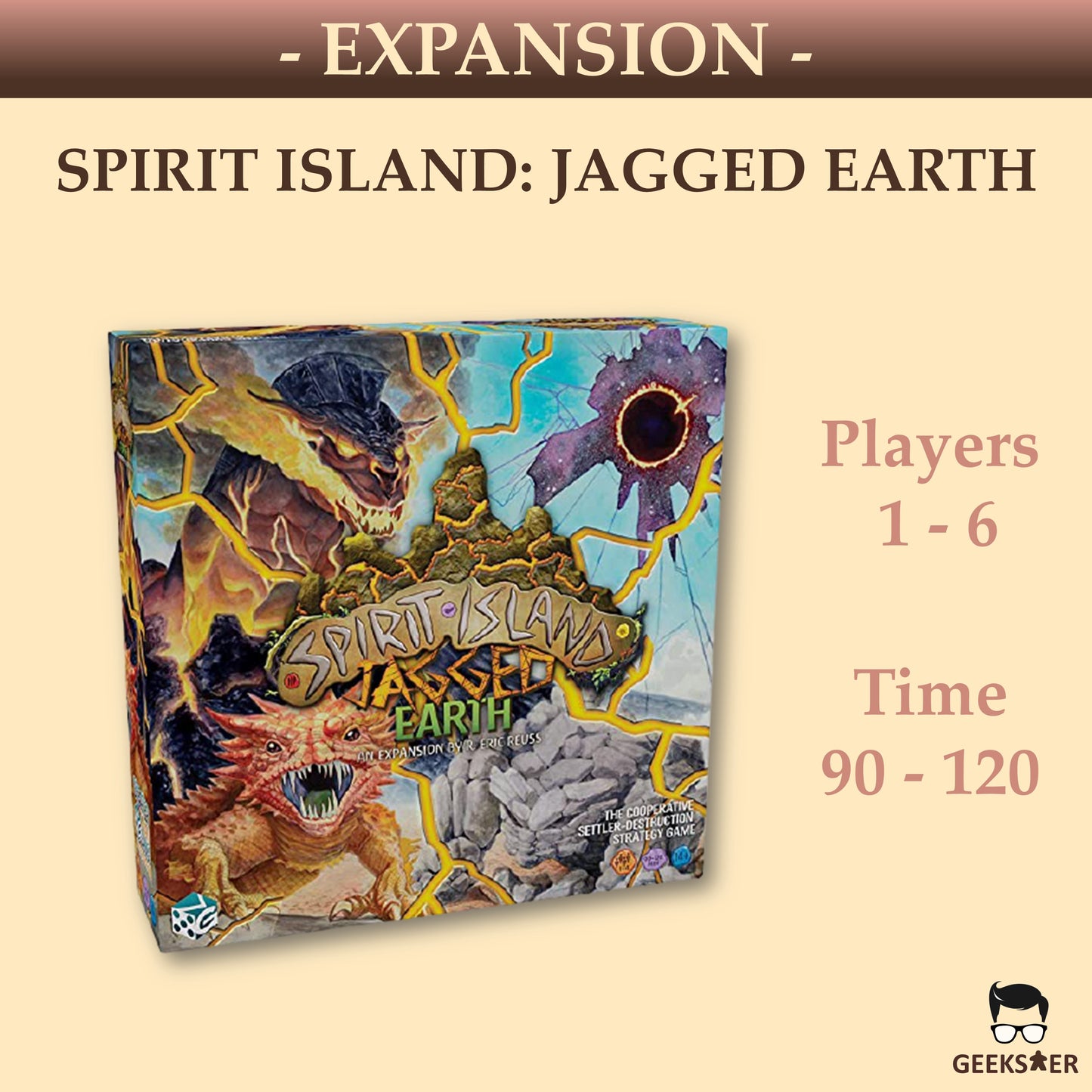 Spirit Island: Jagged Earth Expansion [4th Printing]