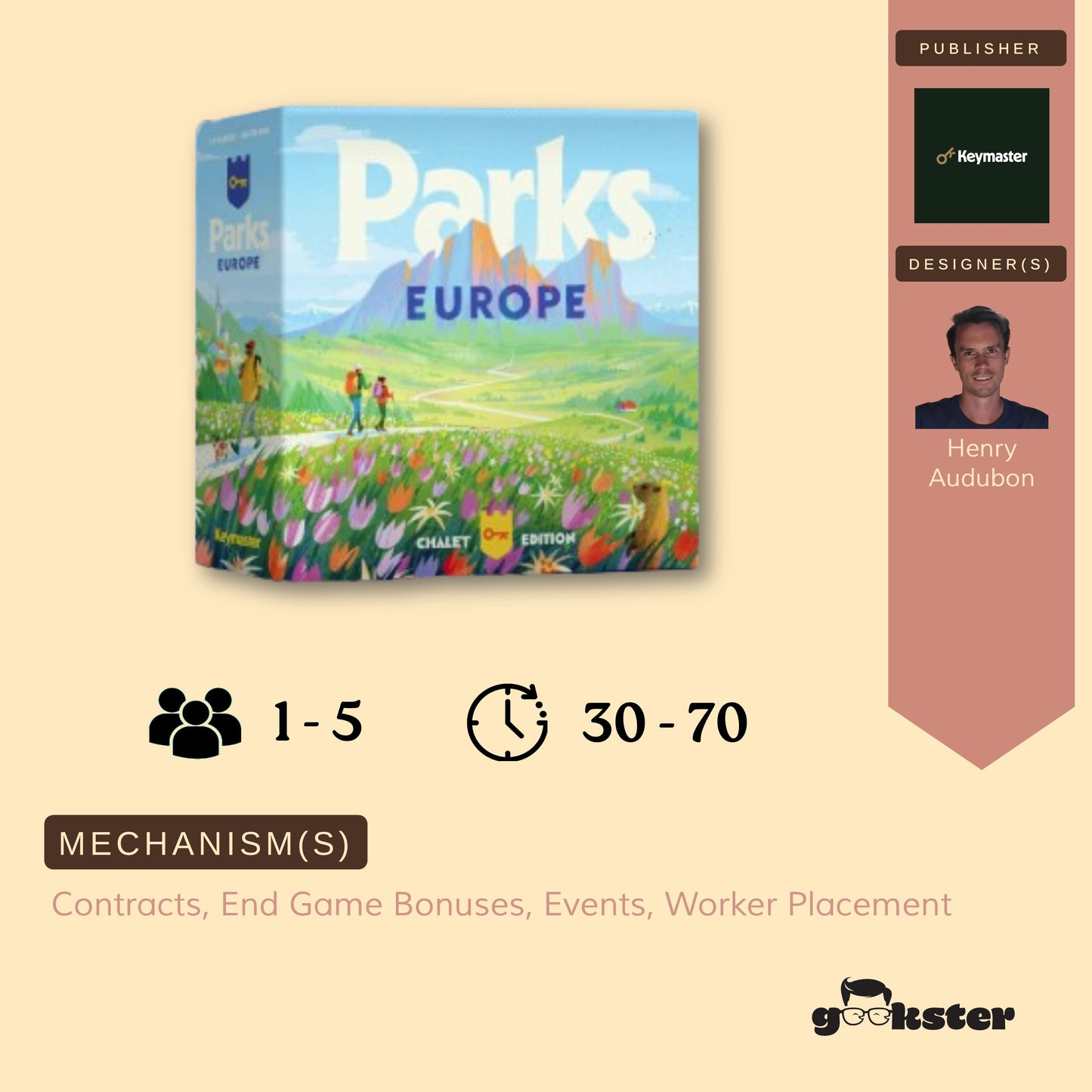 Parks Europe Chalet Edition w. World Heritage Sites Mini Expansion (Pre-order)
