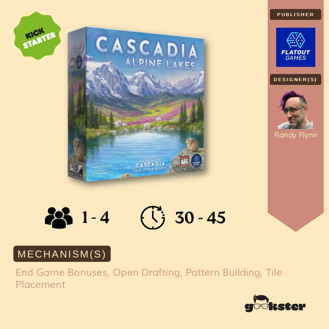 Cascadia: Alpine Lakes w. Mini Expansion for Cascadia