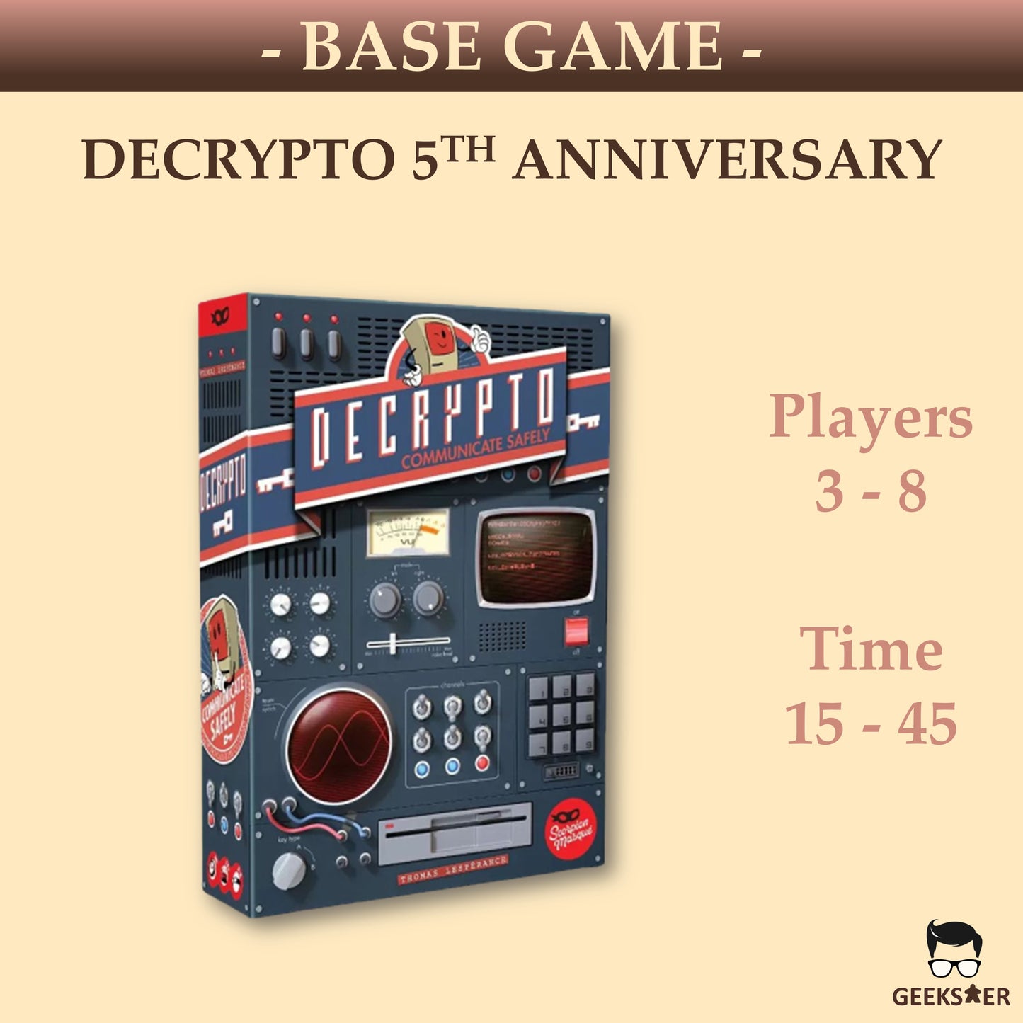 [Gen Con 2023] Decrypto 5th Anniversary Edition