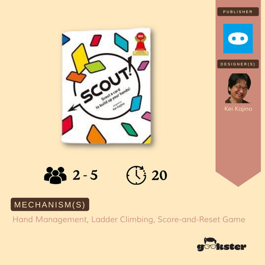 SCOUT (Japan Version, English Rulebook included)