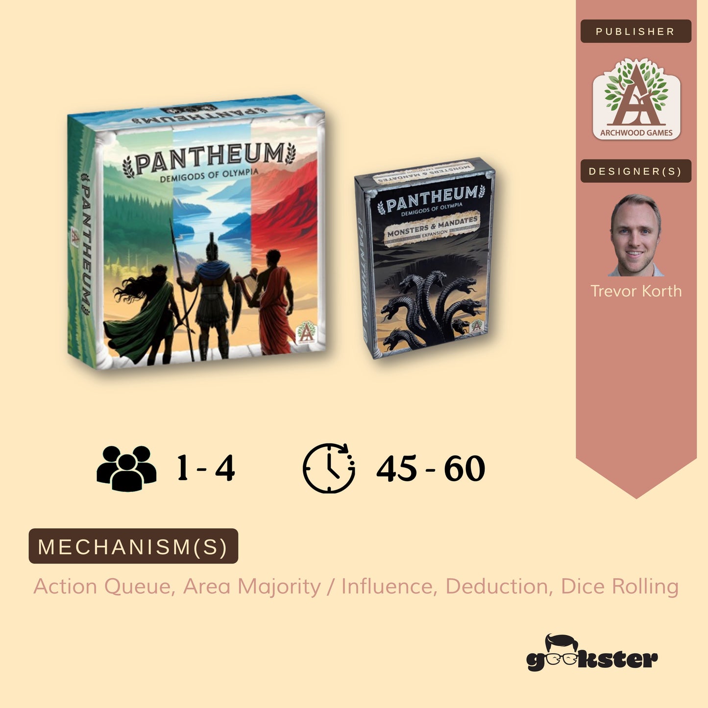 Pantheum: Demigods of Olympia w. expansion