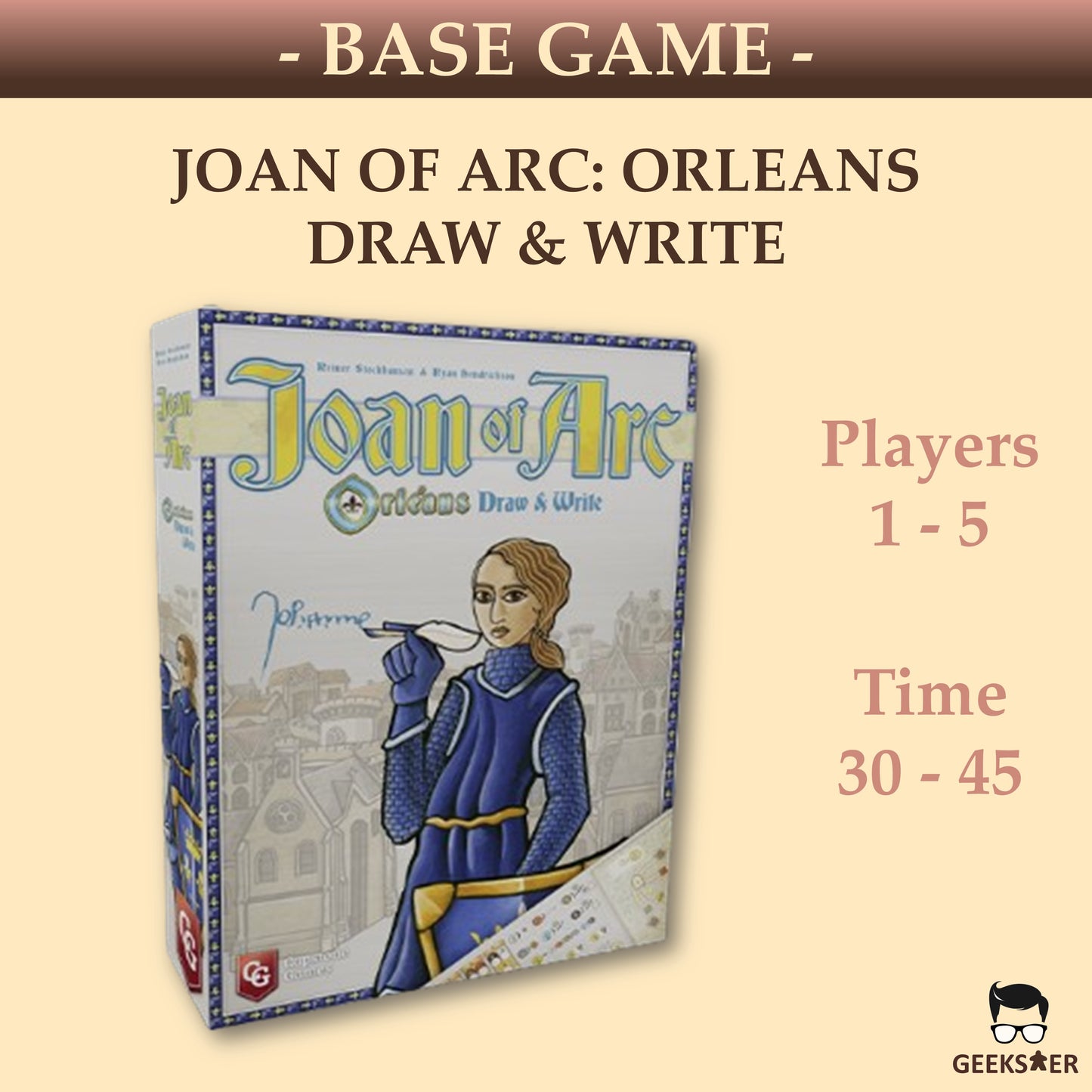 Joan of Arc: Orleans Draw & Write