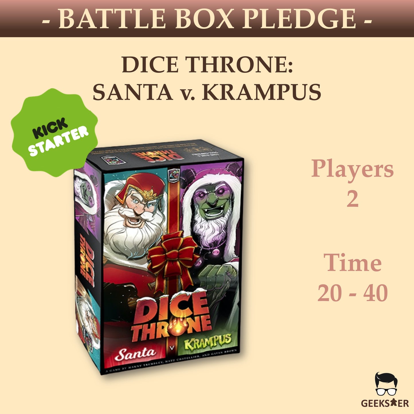 Dice Throne: Santa v. Krampus (Battle Box Pledge)