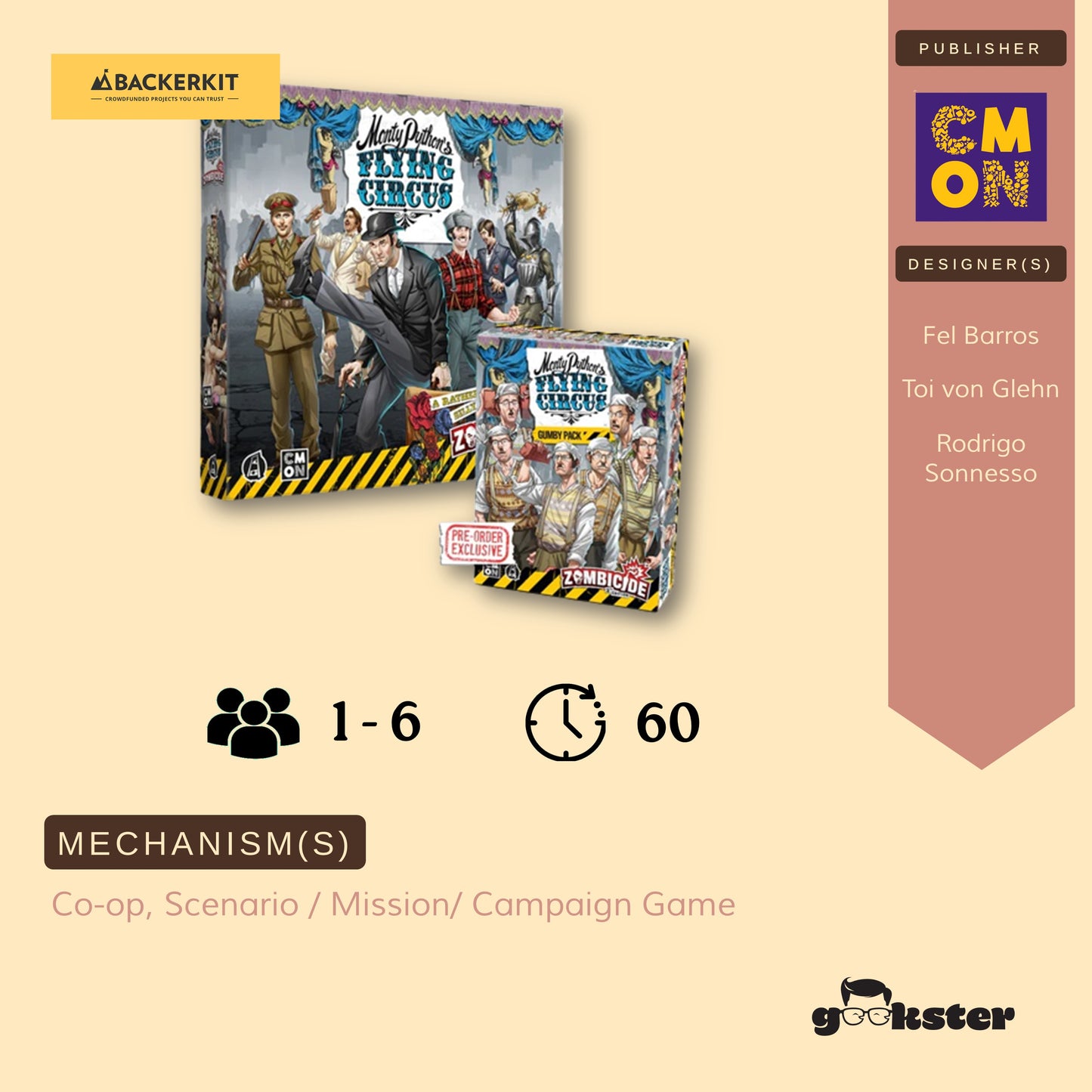 Zombicide: 2nd Edition – Monty Python's Flying Circus Bundle Expansion