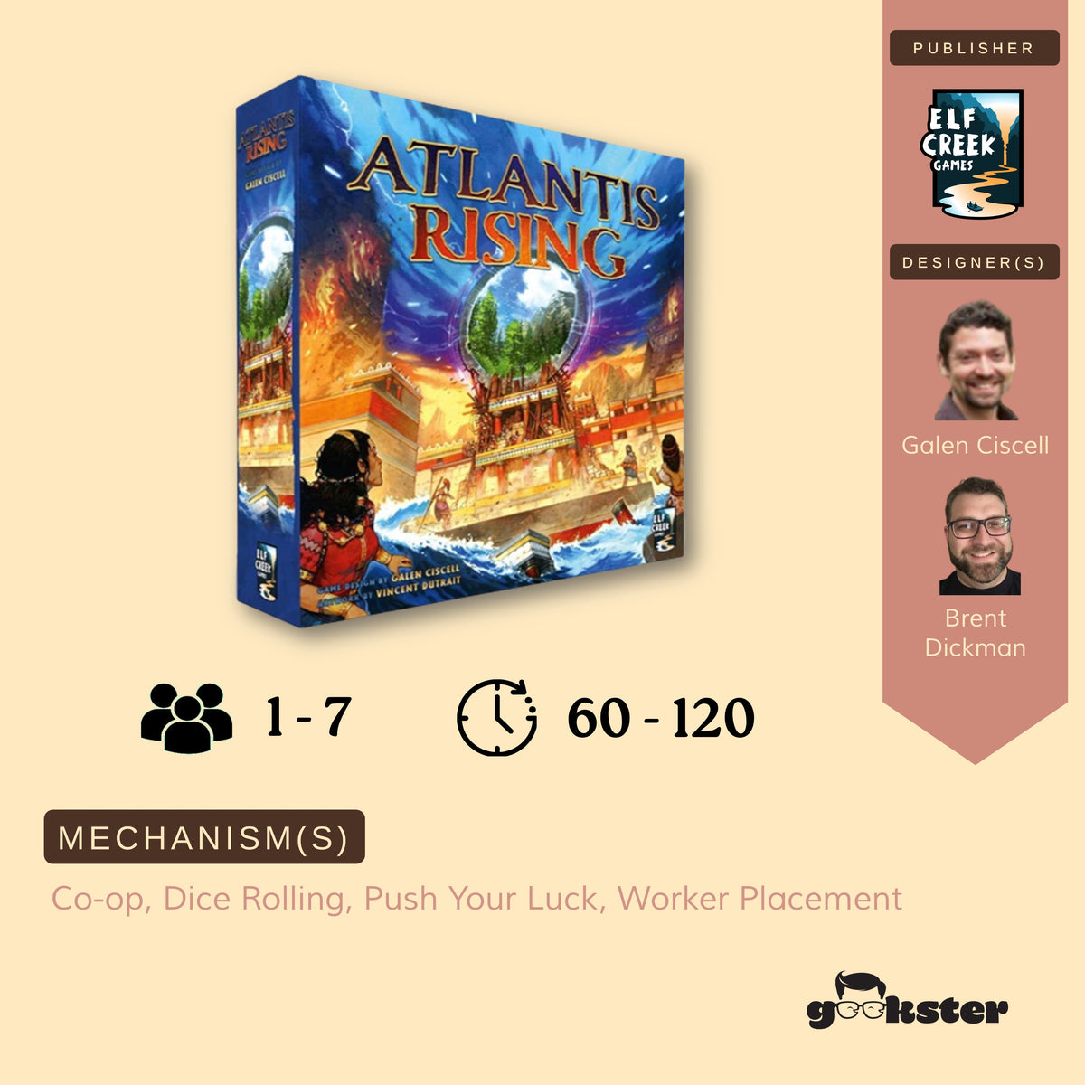 Promi Atlantis Rising Atlantis Rising (Second Edition) with Deluxe Components – Geekster