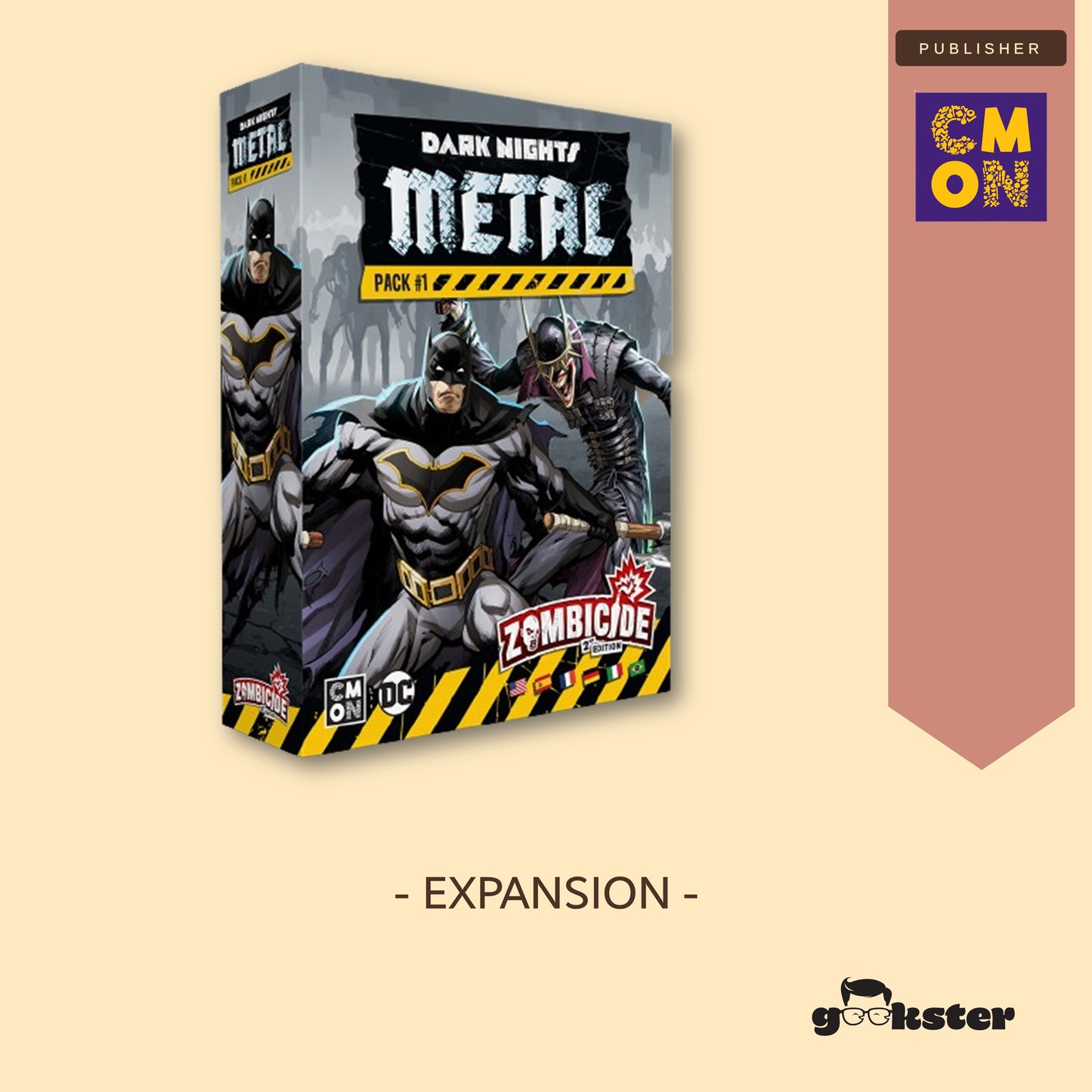 Zombicide: 2nd Edition – Dark Nights Metal Packs