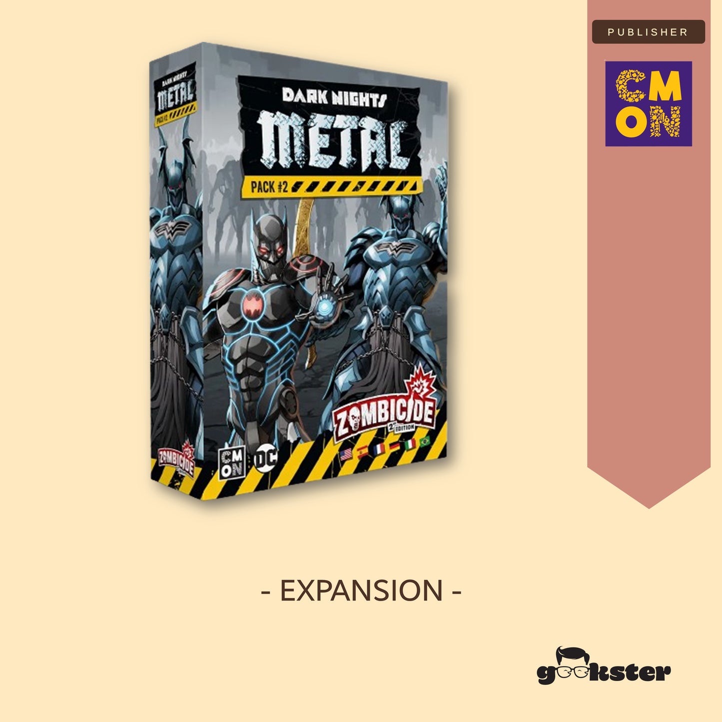 Zombicide: 2nd Edition – Dark Nights Metal Packs