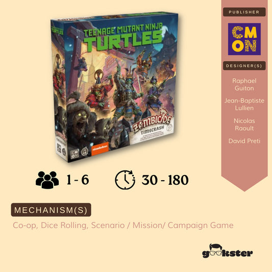 Zombicide: White Death – Teenage Mutant Ninja Turtles: Timecrash Expansion
