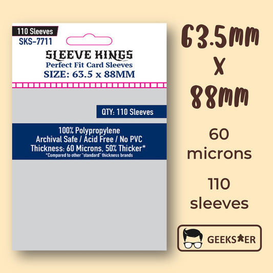 [63.5 X 88mm] 7711 Sleeve Kings Perfect Fit Internal (Inner)