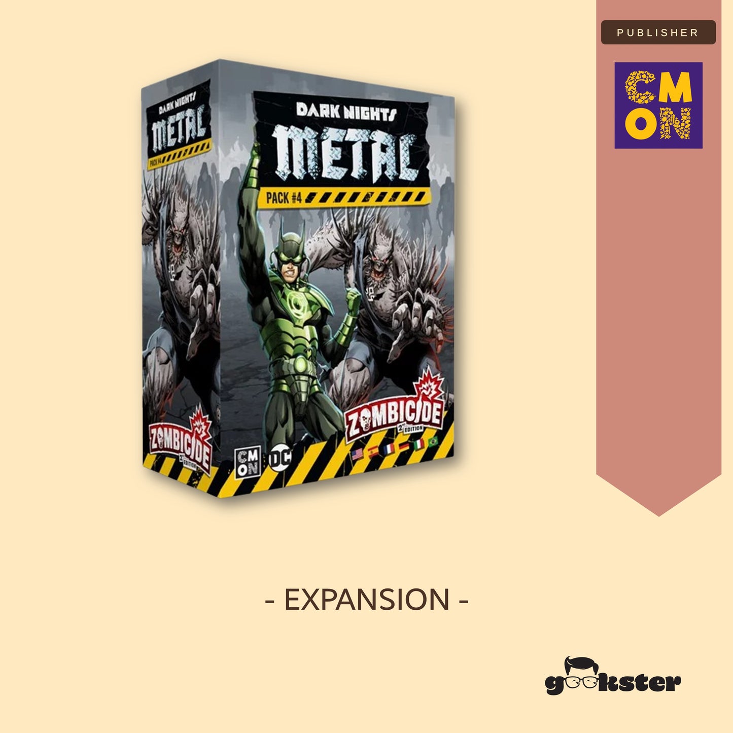 Zombicide: 2nd Edition – Dark Nights Metal Packs
