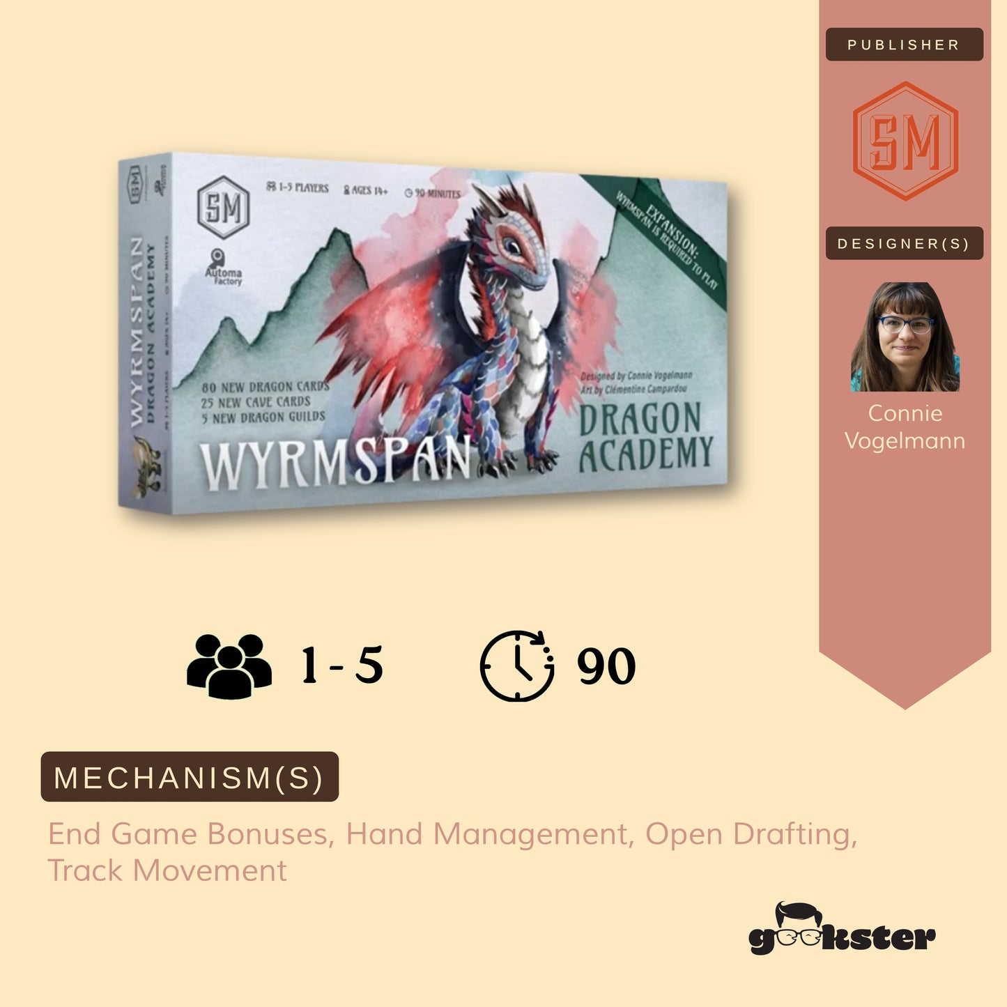 Wyrmspan: Dragon Academy Expansion