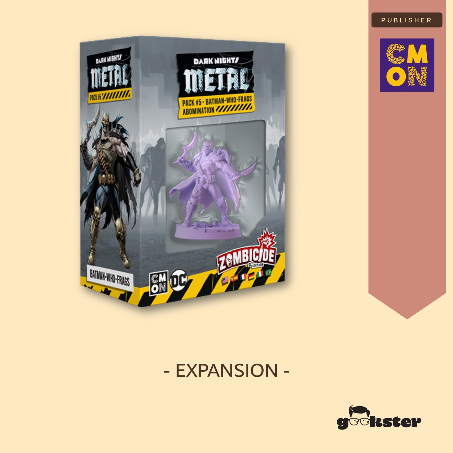 Zombicide: 2nd Edition – Dark Nights Metal Packs