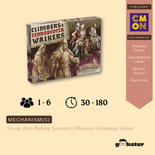 Zombicide White Death: Climbers & Terrorcotta Walkers Expansion