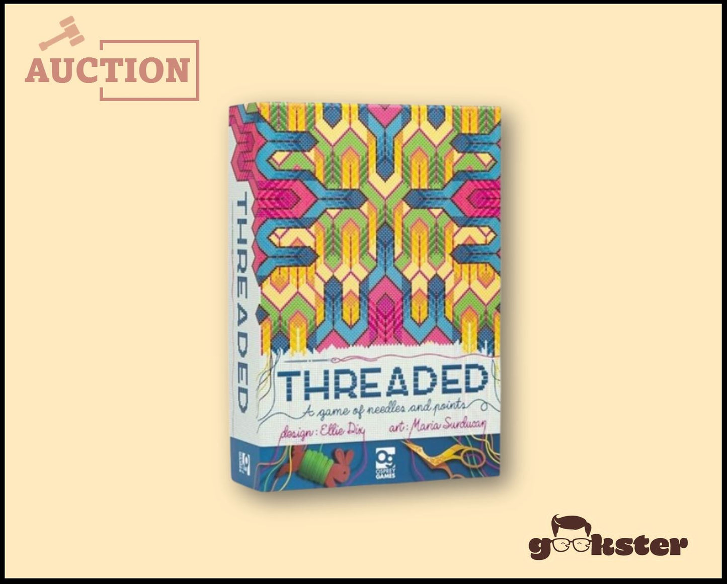 Threaded: A Game of Needles and Points (Pre-loved)