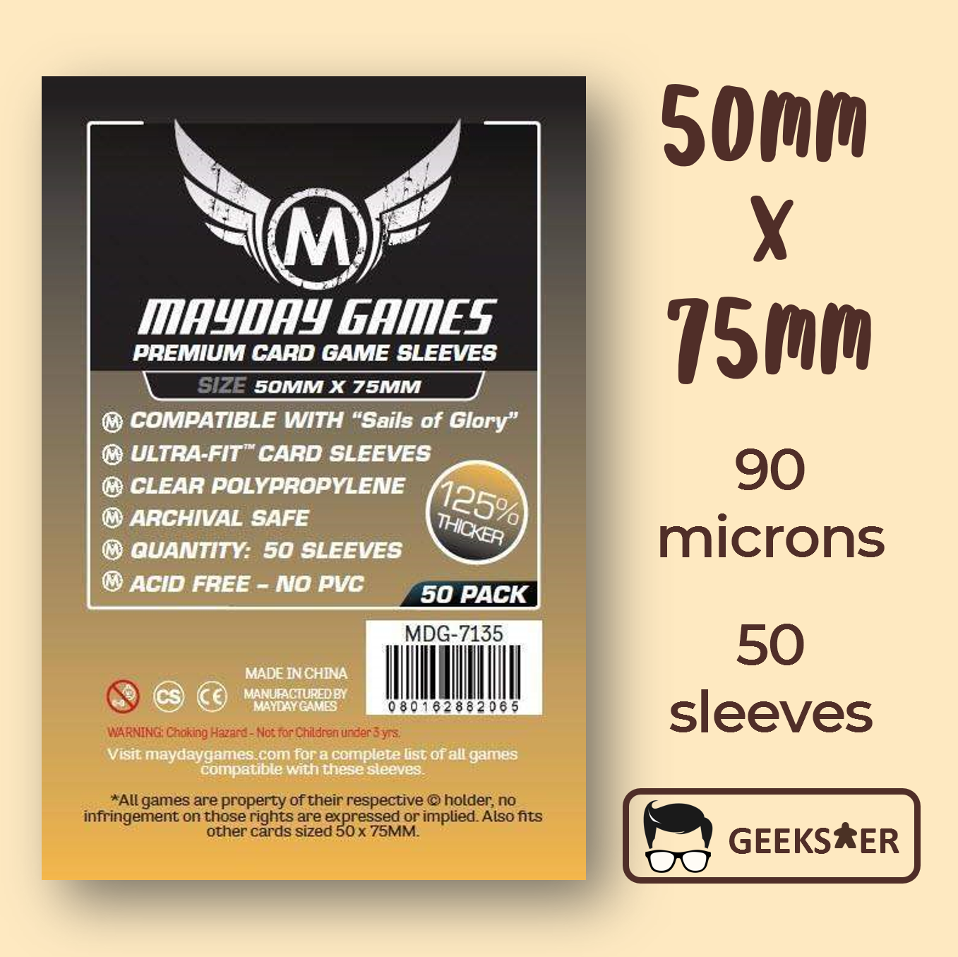 [50 X 75mm] 7135 Mayday Premium "Sails of Glory"