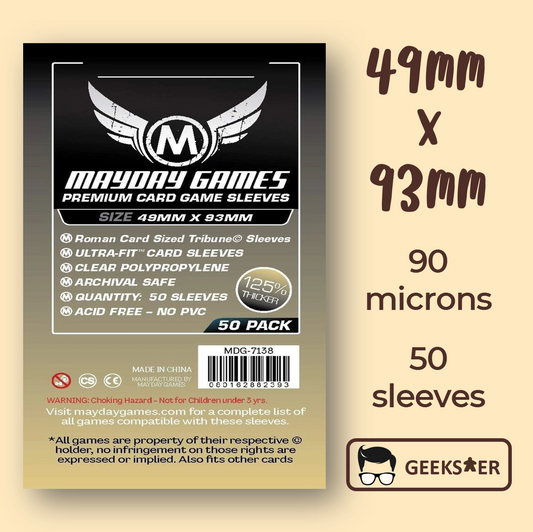 [49 X 93mm] 7138 Mayday Premium Tribune