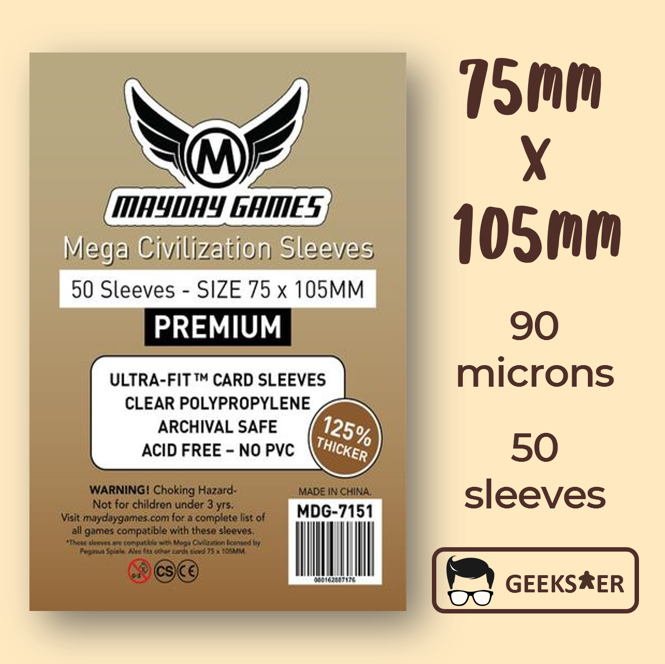 [75 X 105mm] 7151 Mayday Premium "Mega Civilization"